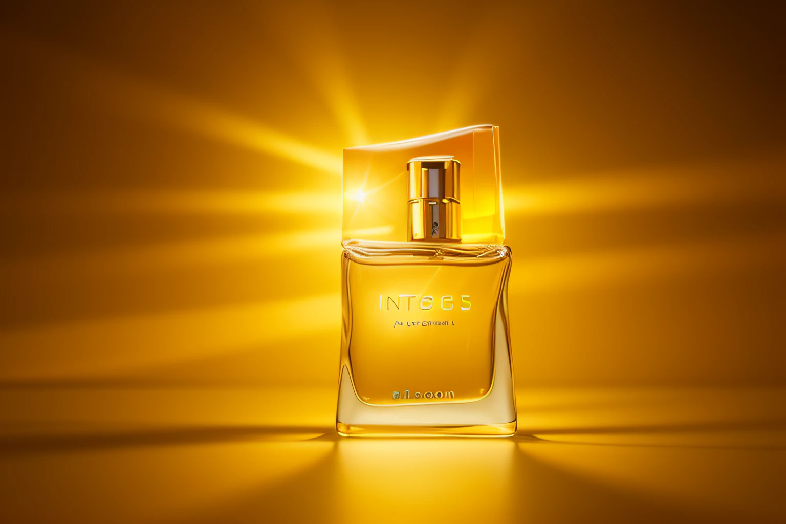 A bottle of perfume lying in the water Petals floating in the water, brilliant and dazzling, realistic, photo, canon, dreamy, art, masterpiece, best quality, overhead shot, (very detailed CG unified 8k wallpaper) (best quality), (best illustration), (best shadow) natural, delicate foliage Petals of various colors fall in the air ray tracing, ultra-detailed, label white, background solid color, yellow soft light irradiation, perfume bottle made of glass Intricate atmospheric light refractive illumination engine Unreal 5 cinematic concept photography masterpiece Octane Rendering trends in CGSociety is rendered as