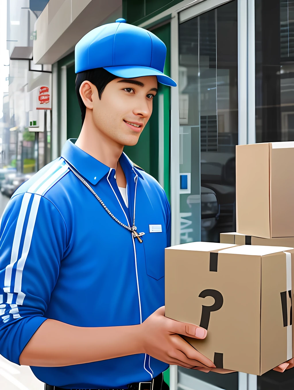 On a clear morning, a young man in a blue courier uniform walked down the street carrying a large pile of packages. He held a detailed list of couriers in his hand and carefully examined the addresses and contact details of each recipient.

The courier brother looked focused and walked steadily. He has short hair and a smiling face, which makes people feel friendly and reliable. He walked through a lively commercial street, passing between high-rise buildings and passing through crowded intersections. Every now and then, he stopped to hand over the package to the recipient waiting at the door and instructed them to pay attention to the inspection and check the package for damage.

When he delivered the last package, the courier brother took a deep breath and felt that he had completed a hard job. He took out his phone and updated the receipt status of each package on the APP to ensure that each package was delivered safely. He then picks up the remaining empty boxes and returns to the courier's logistics center to prepare for tomorrow's work.