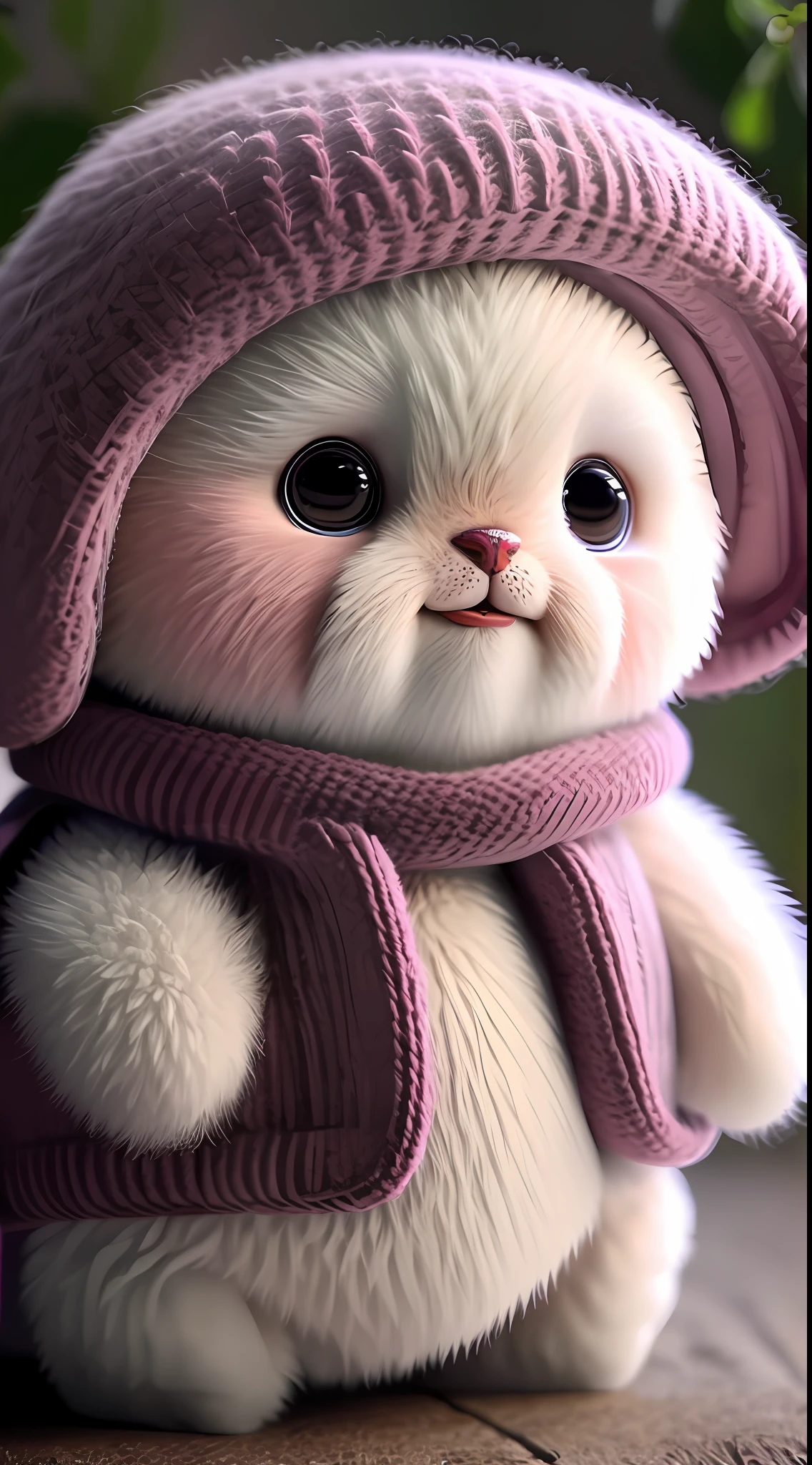 Teddy, realistic, hairy, clothed animal, plum, dark circles, blush, blueberry, food, fruit, full body, hat, non-human, strawberry, tomato, mango