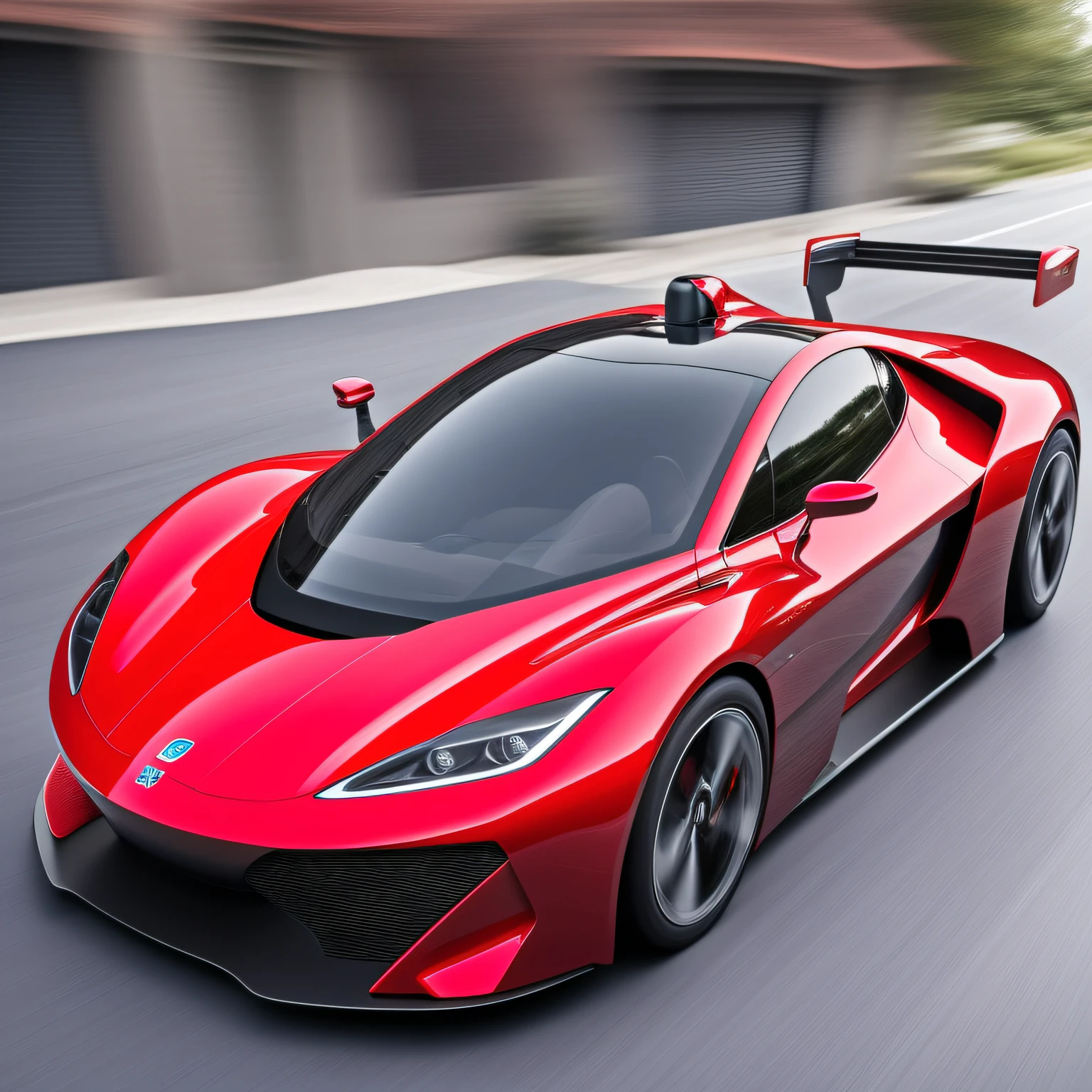 complete full car image, super 16K promo photo of new design of supercar streamlined self driving hydrogen powered car for regular driverless communiting, in candy apple red colour. Logos "Liquidynamix" --auto --s2