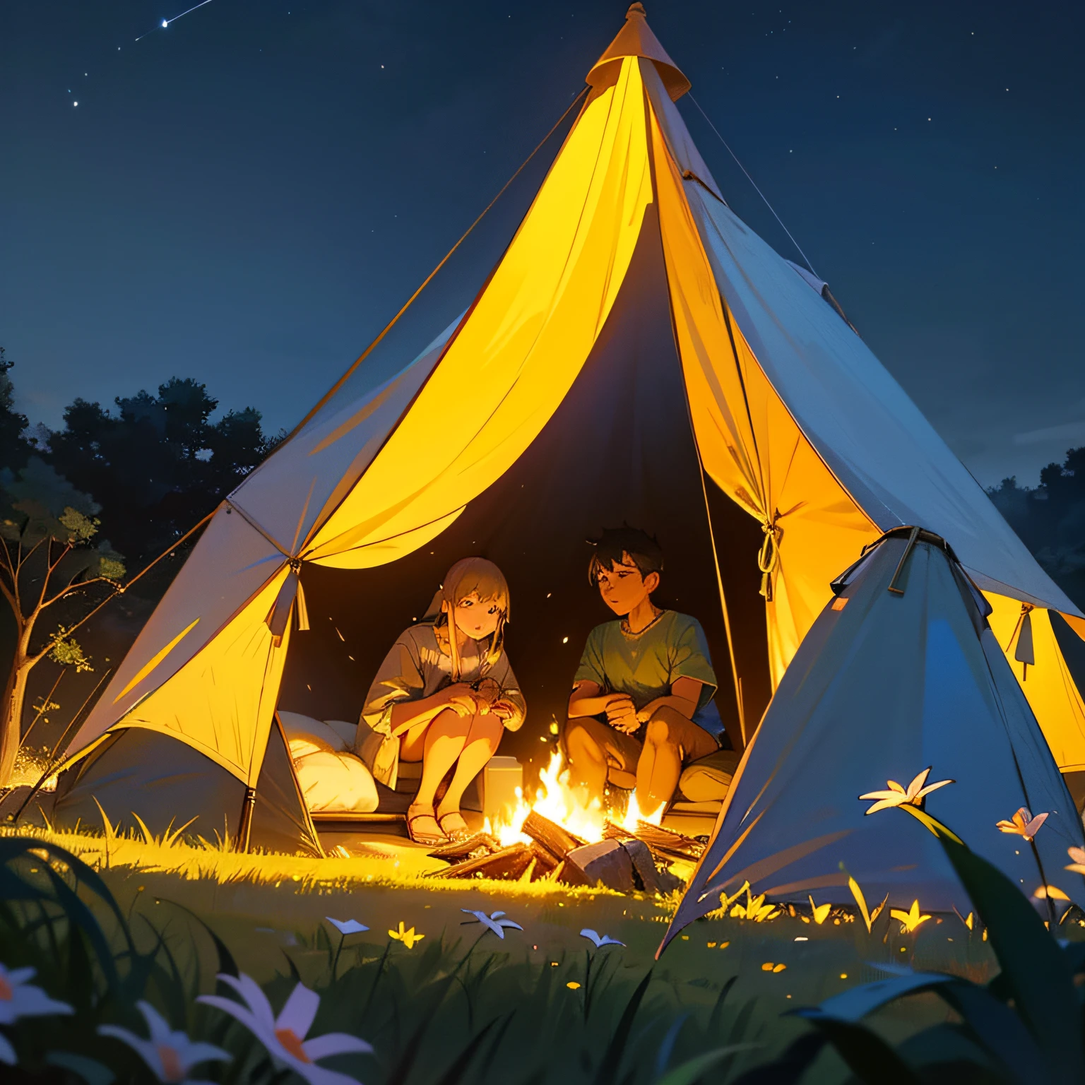 In the countryside, people pitch tents, light bonfires and chat under the stars. The chirping of cicadas at night and the aroma of flowers and plants make people feel the mystery and beauty of nature.