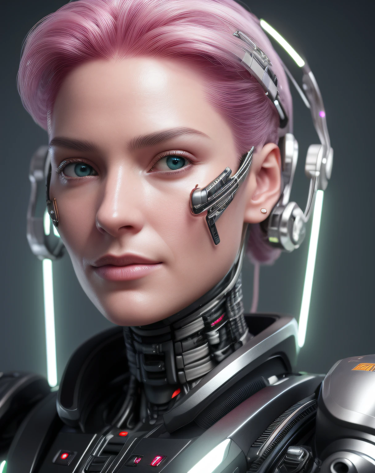 a portrait of sxeyez, cyborg, robotic parts, 100 mm, beautiful studio soft light, rim light, vibrant details, luxurious cyberpunk, lace, hyperrealistic, anatomical, facial muscles, cable electric wires, microchip, elegant, beautiful background, octane render, H. R. Giger style, 8k, best quality, masterpiece, illustration, an extremely delicate and beautiful, extremely detailed ,CG ,unity ,wallpaper, (realistic, photo-realistic:1.37), Amazing, finely detail, masterpiece,best quality,official art, extremely detailed CG unity 8k wallpaper, absurdres, incredibly absurdres,  robot, silver halmet, (high detailed skin:1.2),8k uhd, dslr, soft lighting, high quality, film grain, Fujifilm XT3
