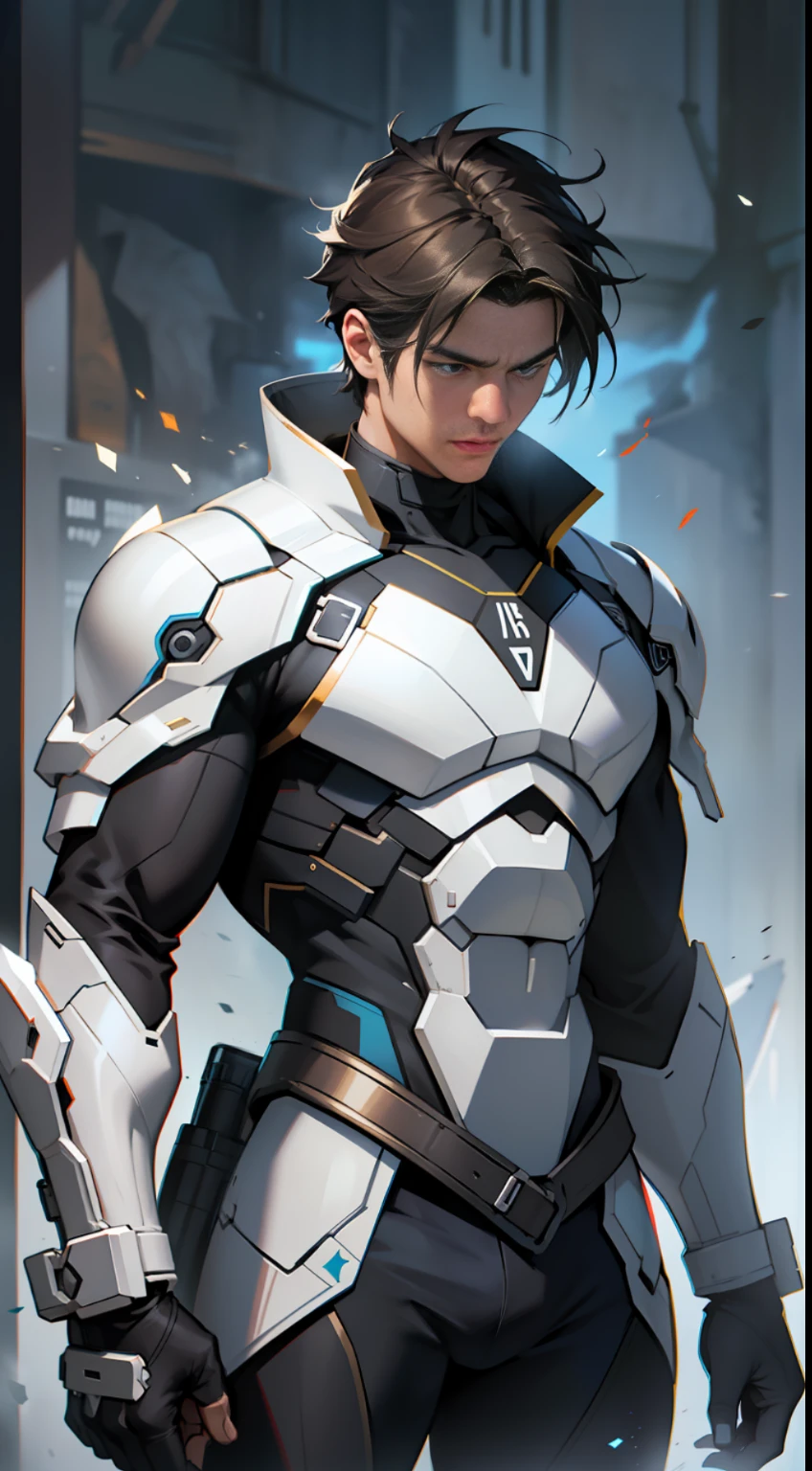 1.AI depict the heroic image of the male protagonist.
2. Use AI to draw the hero's battle scene in the fantasy world.
3. First, use AI to depict the male protagonist's physical characteristics, including facial contours, body proportions, etc.
4. During the drawing process, use AI technology and algorithms to enhance the hero's momentum and sense of power.
5. Use AI's smart filling technology to draw the hero's costume and weapons to make the picture more realistic.
6. Through AI image processing technology, increase the highlights and shadows of the picture, highlight the silhouette and dynamic sense of the male protagonist.
7. Design and apply AI to depict scenes, atmospheres and emotions, making the hero's battle scenes richer, more powerful and powerful.
