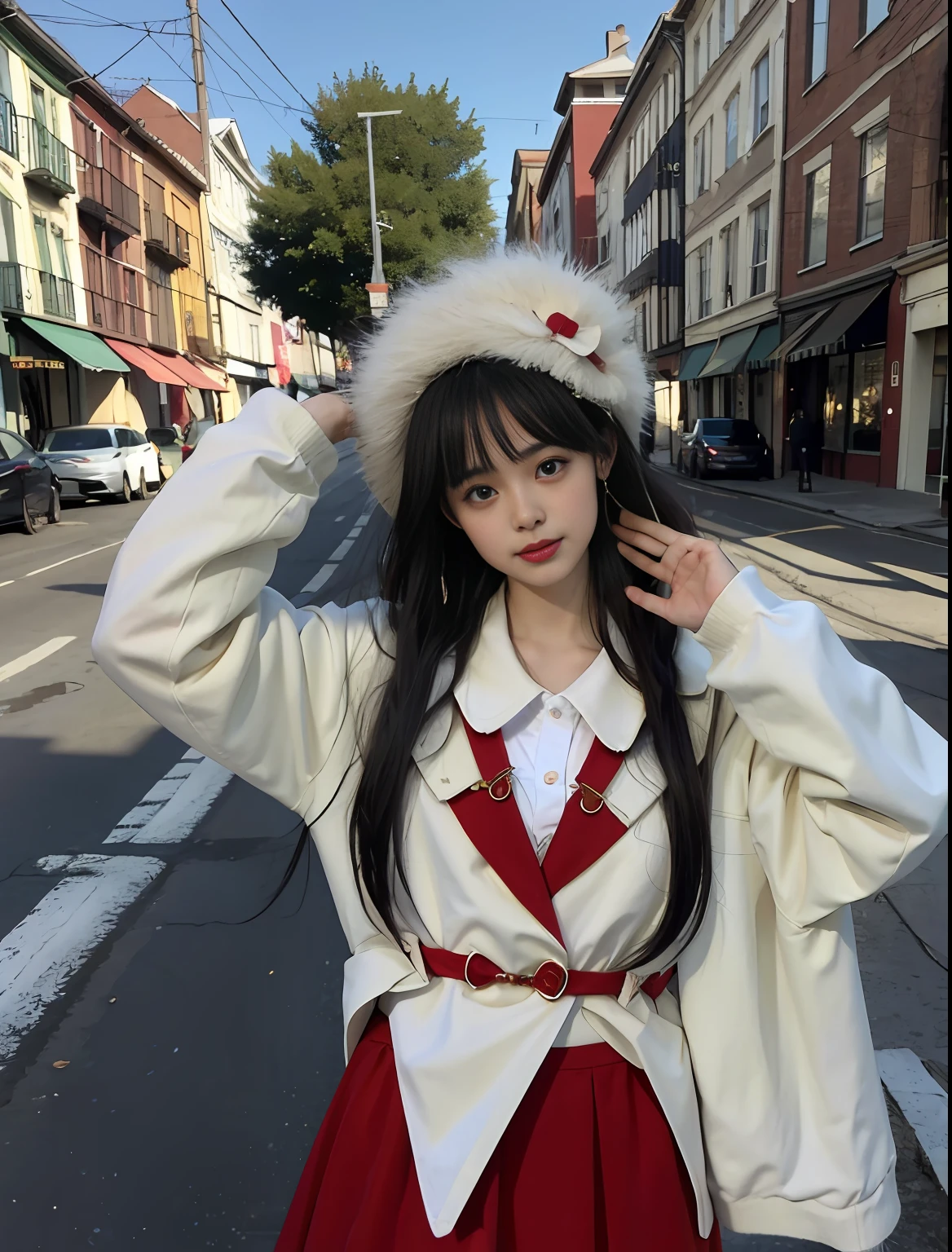 young girl, long hair realistic, vivid image, masterpiece, (best quality: 1.2), hyper detail, realistic, hd, high quality, cinematic light, ray tracing, ultra high resolution, uhd, (ultra lifelike: 1.5,), complex detail, detailed texture, fine detail, high quality shadows, beautiful skirt, full body, standing, panties walking, sexy pose, seductive pose, thin hips, long legs, small chest.