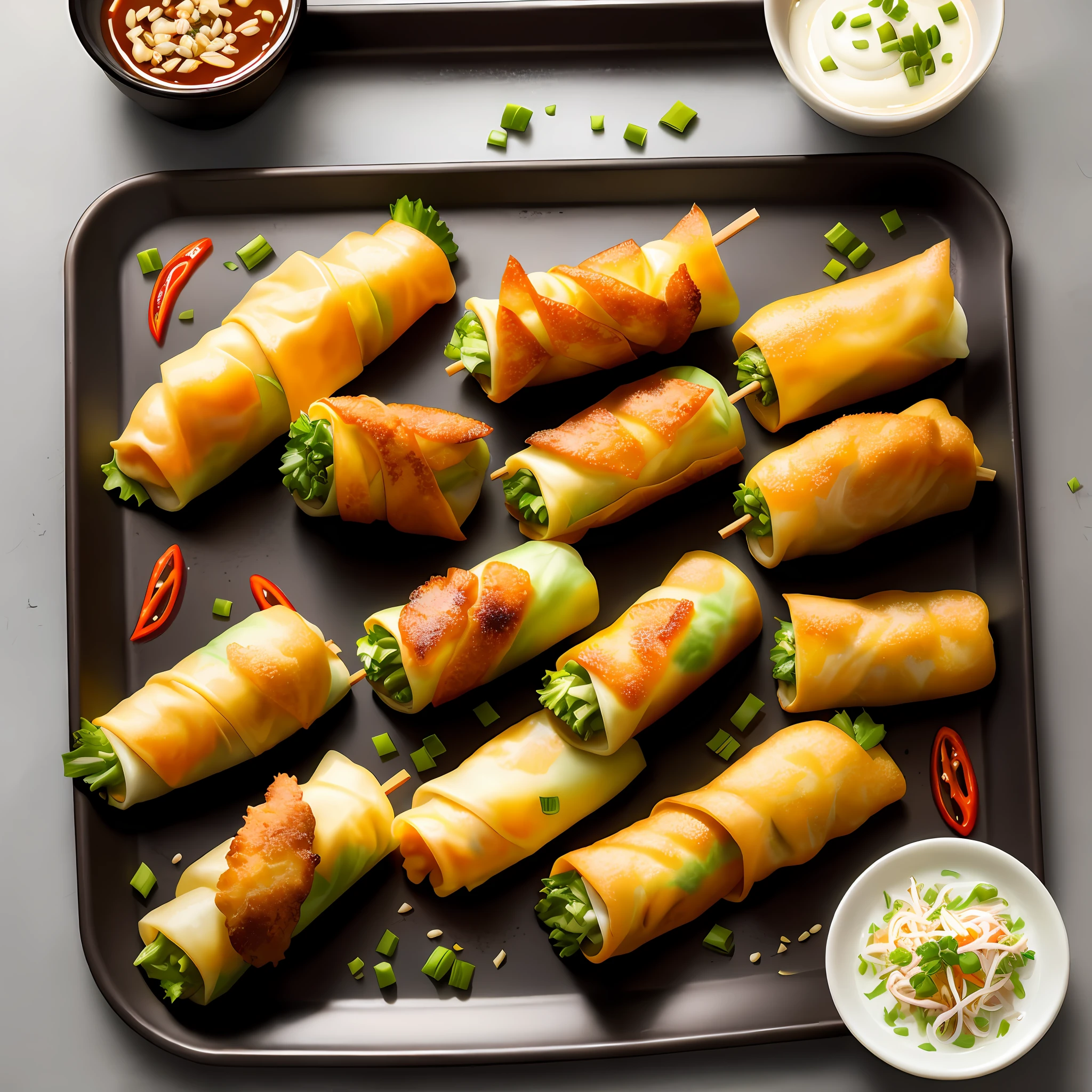 Vietnamese fried spring rolls