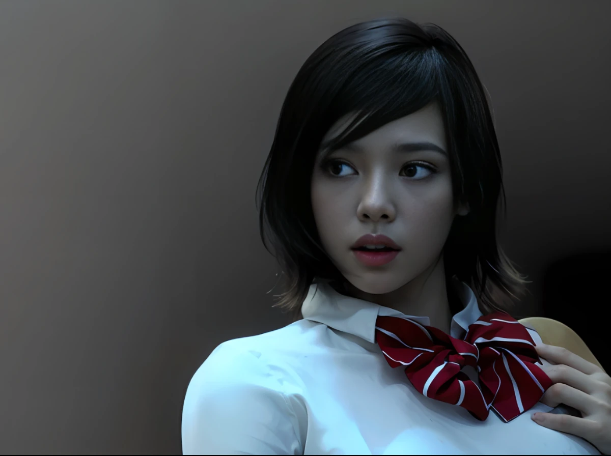 (8k, highest quality, masterpiece: 1.2), (realistic, photorealistic: 1.37), ultra detail, top quality, ultra high resolution, professional lighting, photon mapping, radiosity, physically based rendering, cinematic lighting, basketball court, depth of field, focusing, sun rays, good composition, (bokeh: 1.2), 1 girl, (full body), ( Mouth Closed),Beautiful Eyes,Pose,Constriction,Basketball Uniform,Black Hair,Unkempt Hair,Long Hair Fluttering in the Wind,(ulzzang-6500:1.2) mix4, hiqcgbody,((Has a puzzled expression))