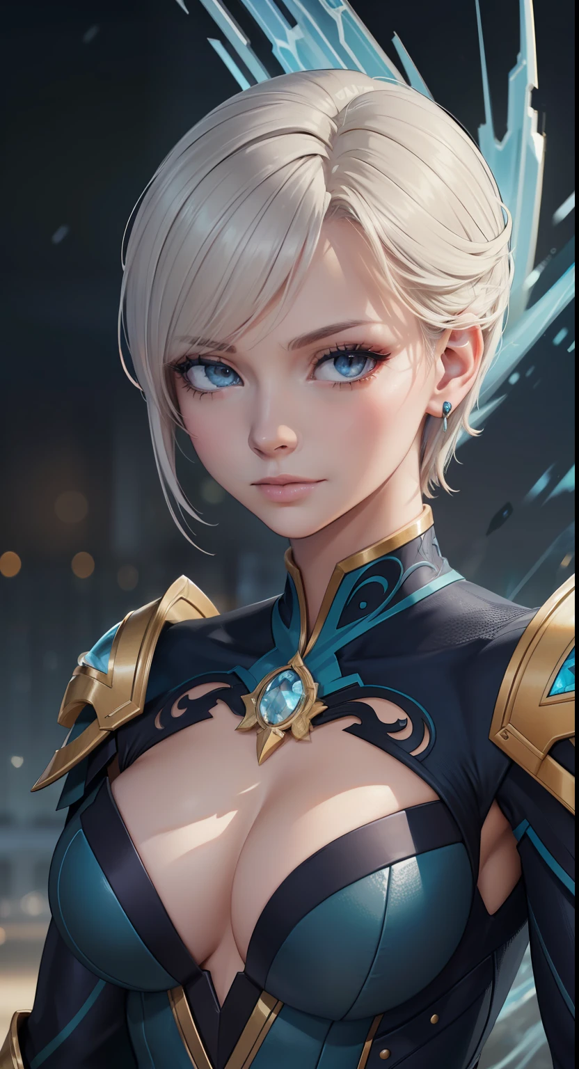 (masterpiece, top quality), intricate detail, 8K, art station, wallpaper, official art, splash art, storm in background, sharp focus, (photorealistic: 1.2) (bokeh) (highest quality) (Detailed skin: 1.3) (Complex details) (8K) (Detailed Eyes) (Sharp Focus) Lexia von Arcelia, detailed face, middle chest, Portrait of Lexia von Arcelia