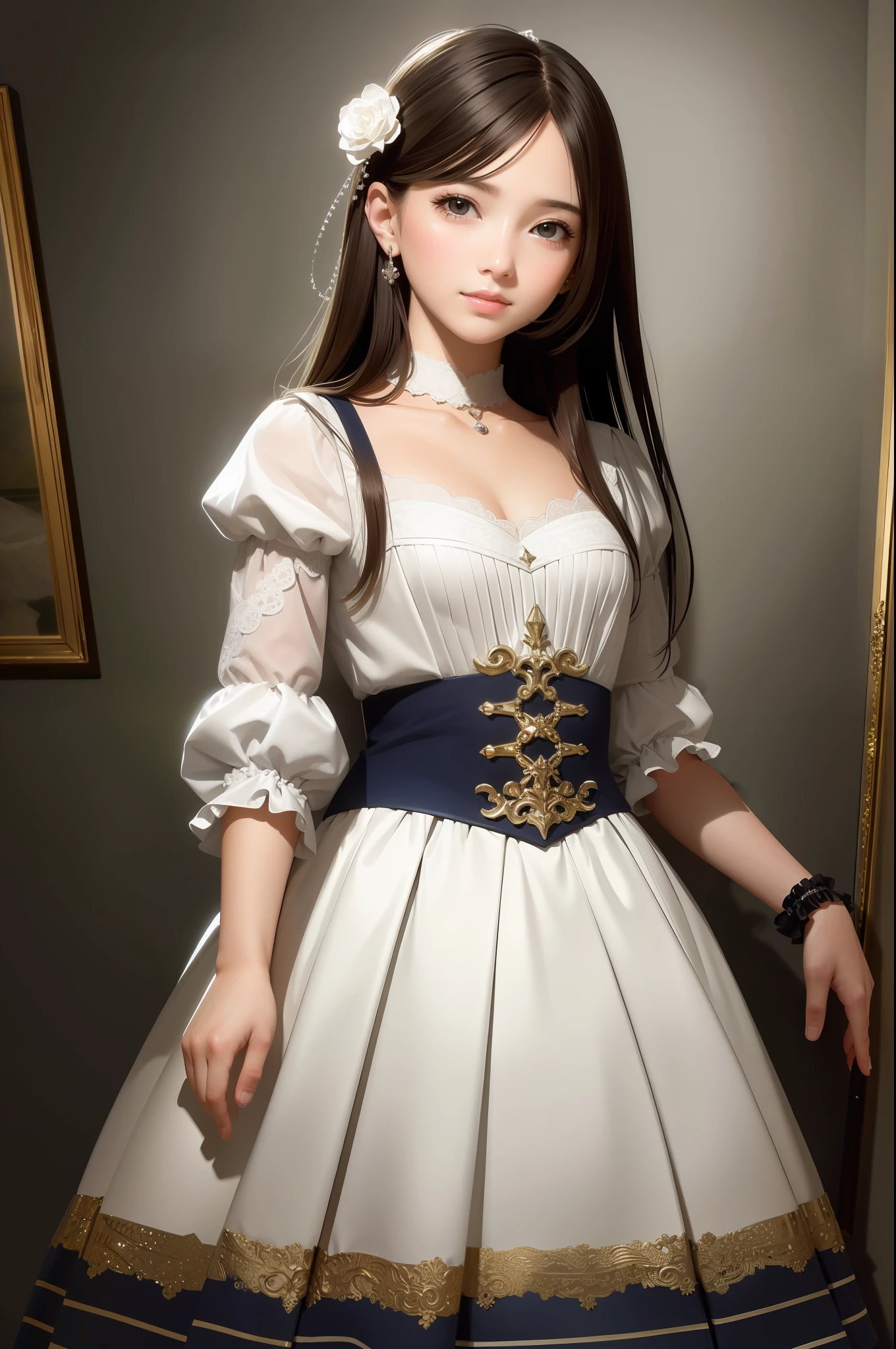 (Best Quality, Masterpiece: 1.1), (Realistic: 1.4), 1 Girl, Cute,