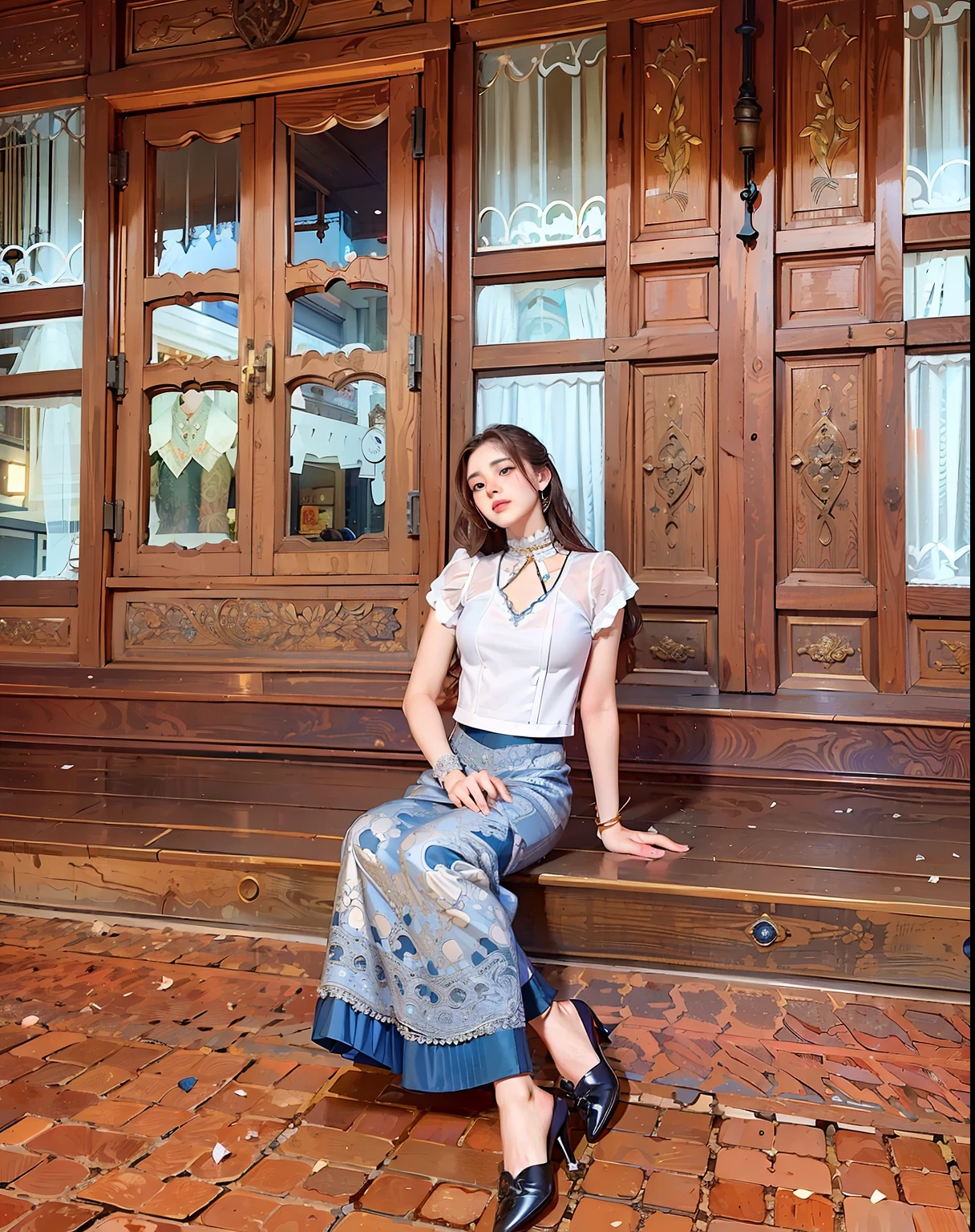 (best quality), (exquisite), (detailed clothing:1.3), (detailed face:1.3), (breathtakingly beautiful), (cute and stunning background:1.2)