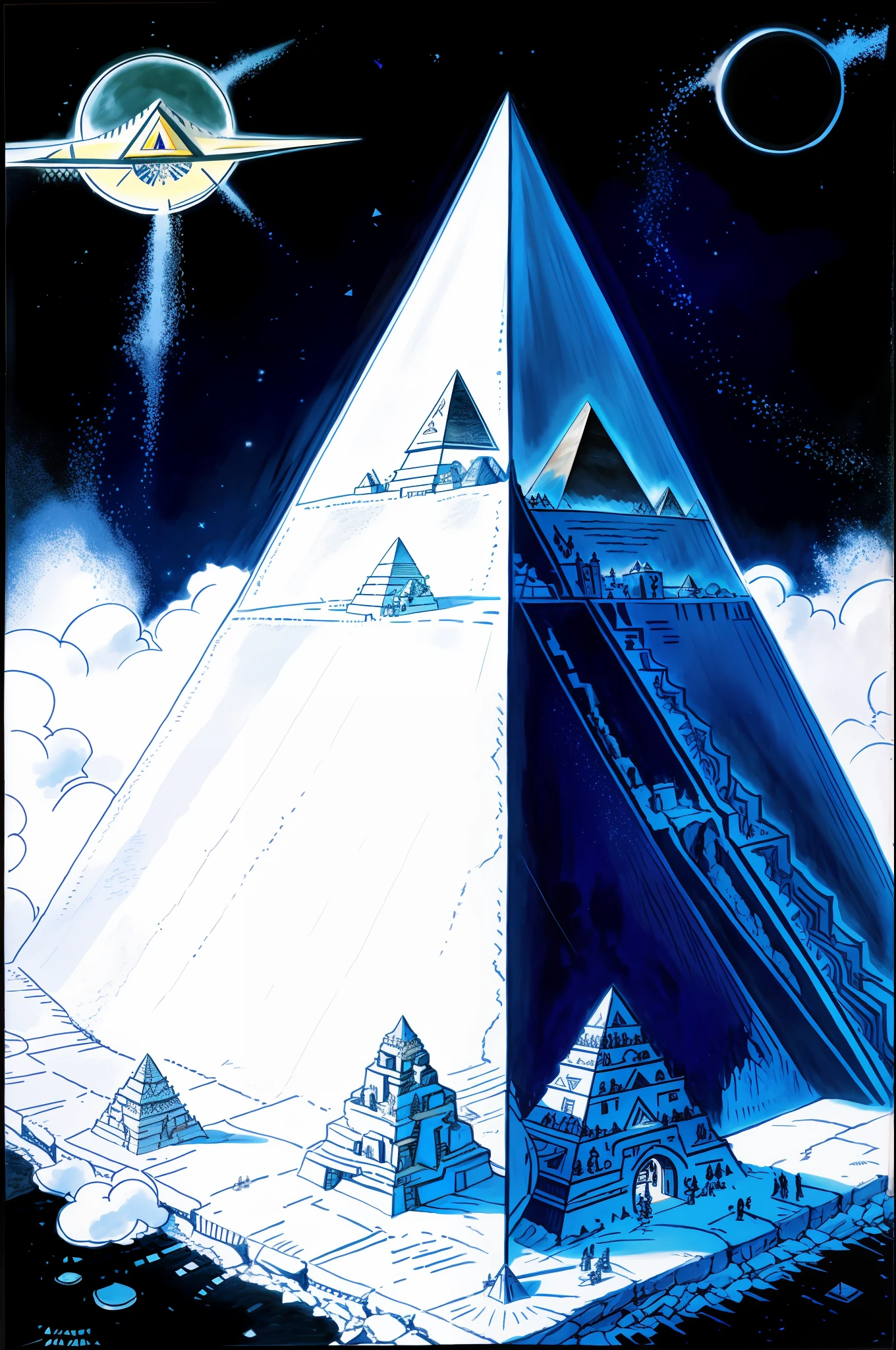 Pyramid tattoo