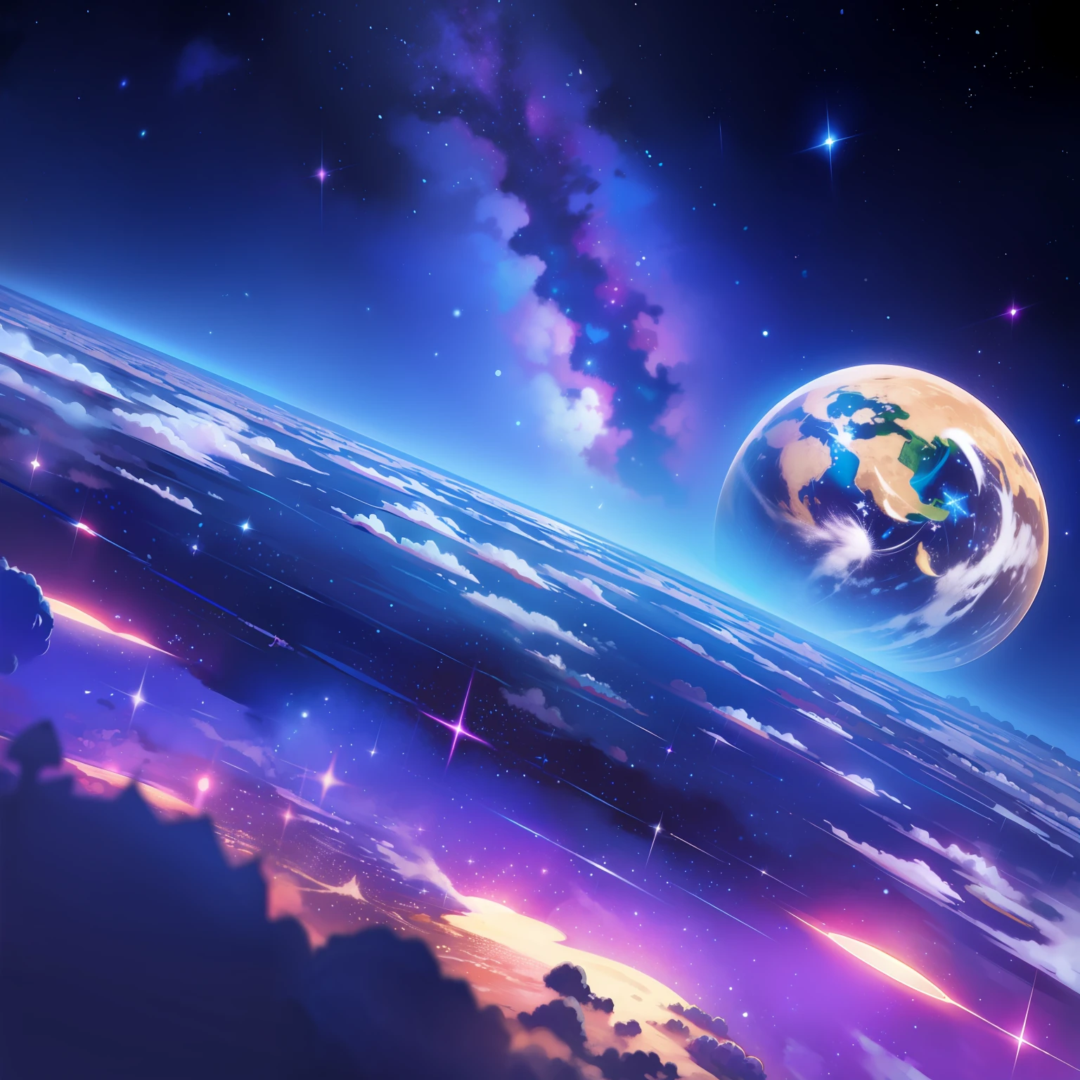space starry sky