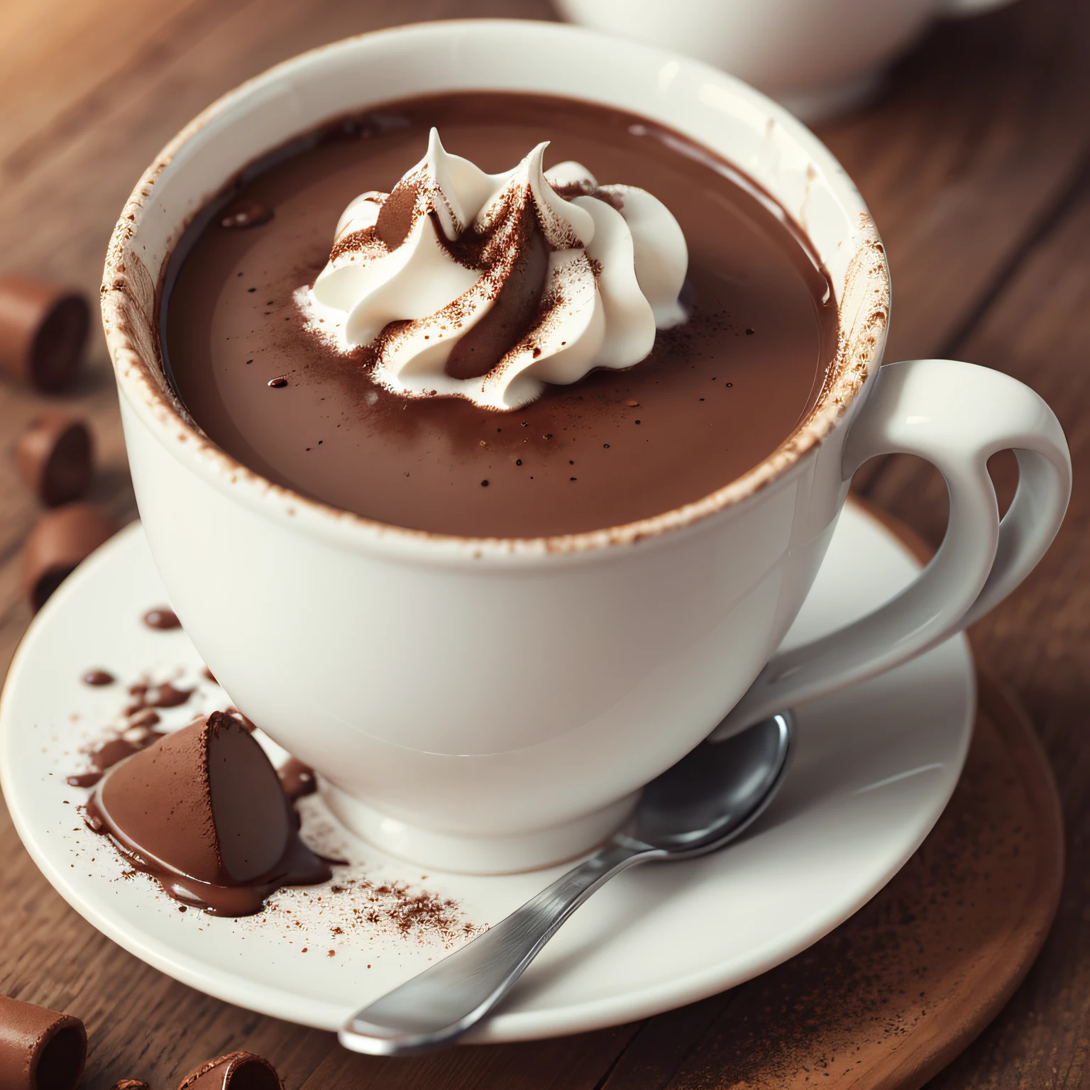 hot chocolate, delicious without whipped cream --auto --s2