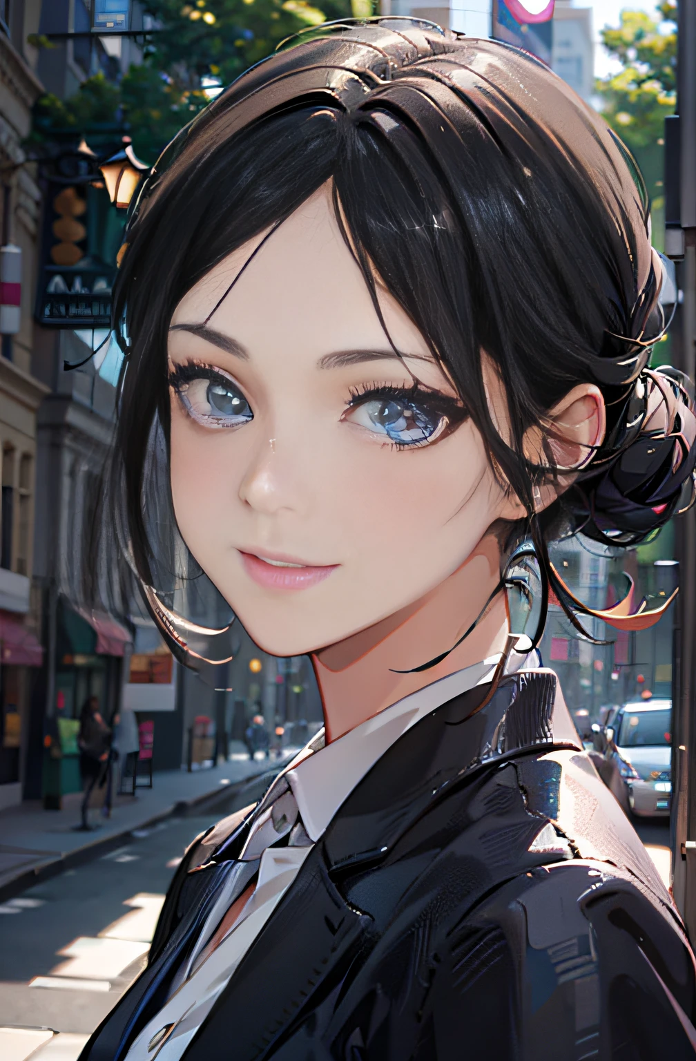 1 girl, smile, beautiful eyes, high quality, highest quality, masterpiece, high resolution, 4K