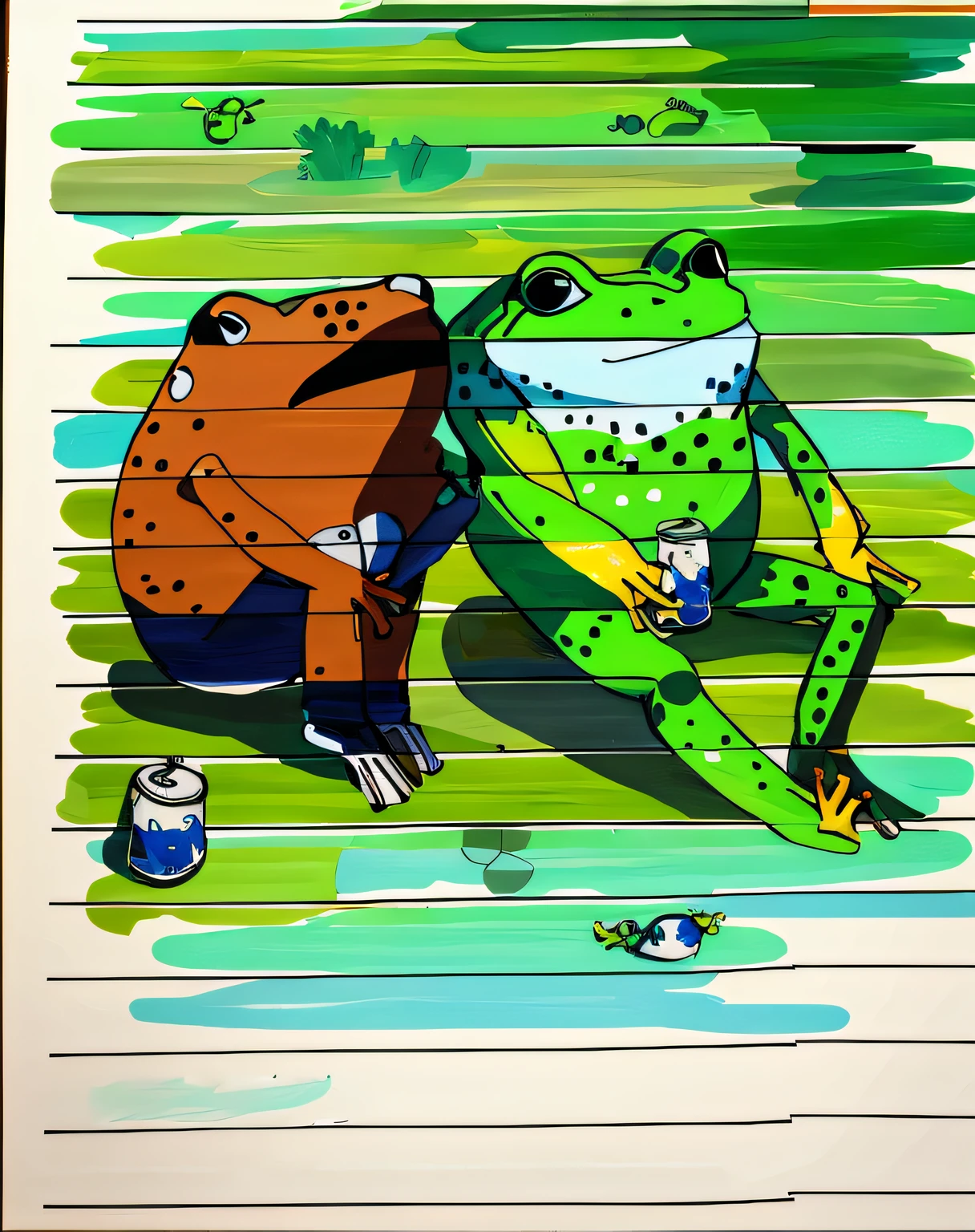 Repaint to part of graffiti