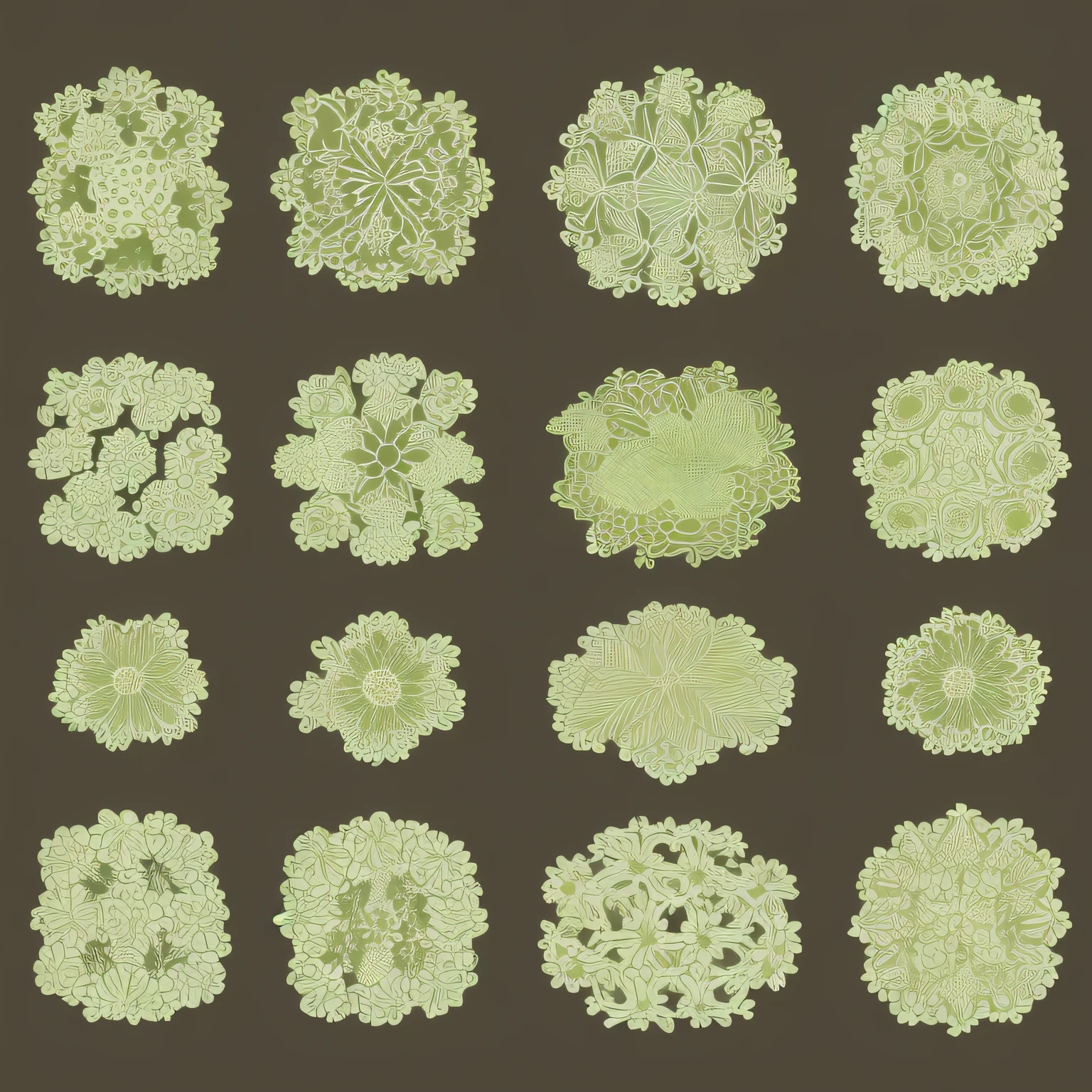 Small flower pattern label style, flat style, vector style, drawing style, naïve style, in very soft pastel colors such as pastel pink, moss green, pastel green, pastel blue, beige, light yellow, light white.