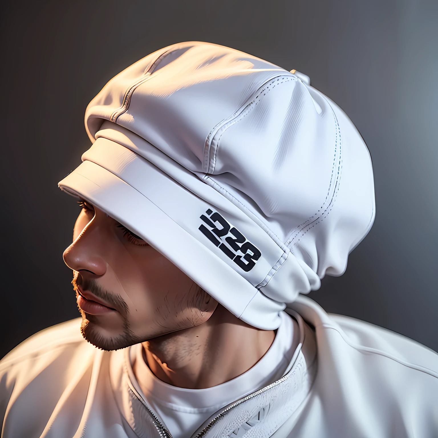 (ultra-realistic streetwear:1.2),(sweatshirt, cap),23 years,white,(high quality, high resolution) --auto --s2