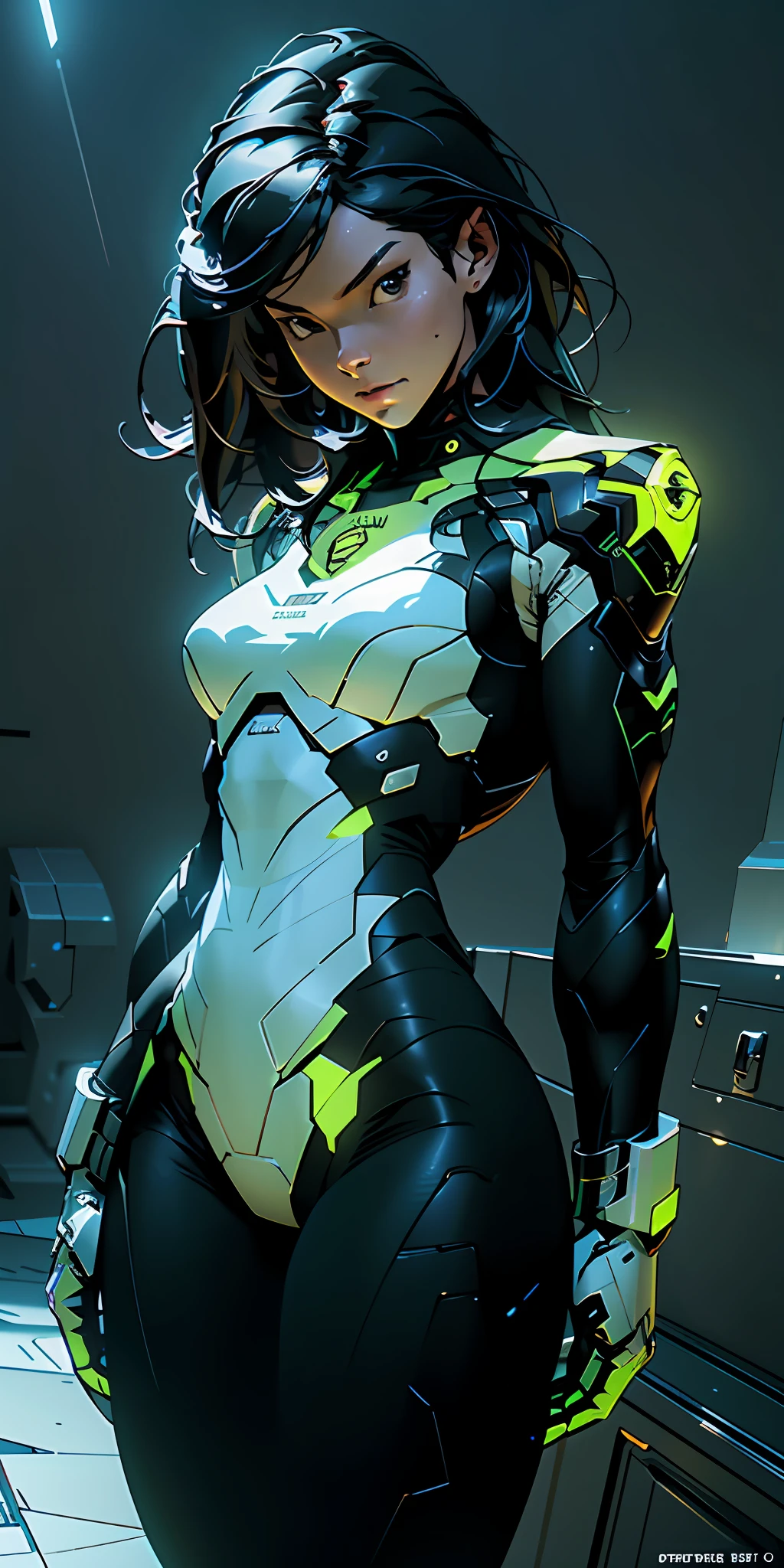 ((Best Quality)), ((Masterpiece)), (Detailed: 1.4), Bodybuilder, Beautiful Face, Serious Face, Perfect Body, Fit Body, Abs, Large Breasts, Muscular, HDR (High Dynamic Range),Ray Tracing, NVIDIA RTX,Super-Resolution,Unreal 5,Subsurface Dispersion, PBR Texture, Post-Processing, Anisotropic Filtering, Depth of Field, Maximum Clarity and Sharpness, Multilayer Textures, Albedo and Specular Maps, Surface Shading, Accurate Simulation of Light-Material Interaction, Perfect Proportions, Octane Render, Two-Tone Lighting, Wide Aperture, Low ISO, White Balance, Rule of Thirds, 8K RAW, Crysisnanosuit