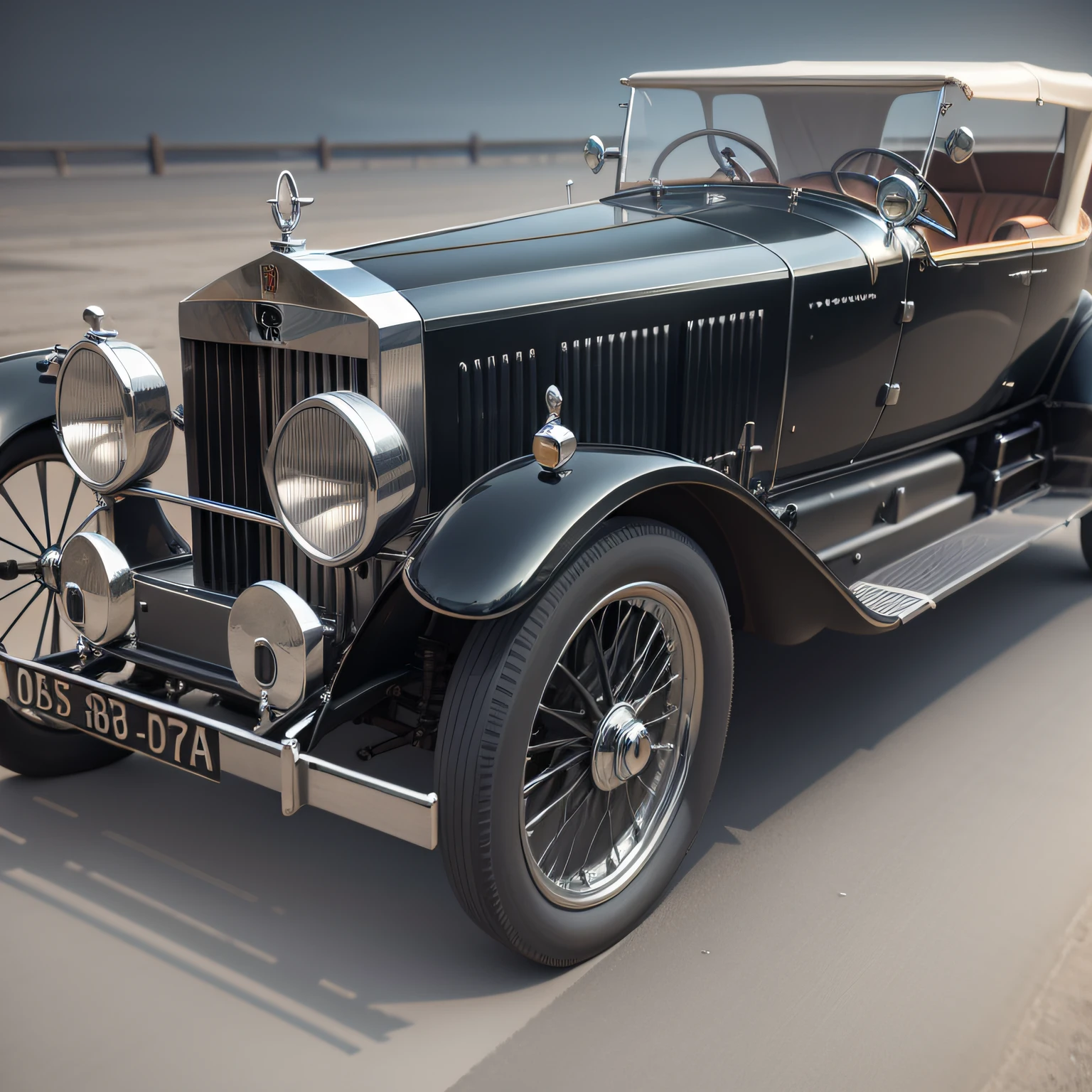 Rolls-Royce Silver Ghost 1906-1925, realistic and artistic 3d imagem