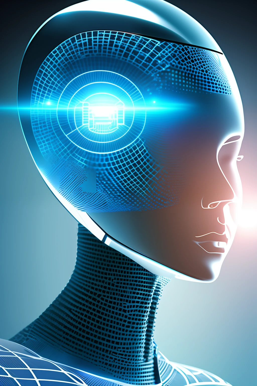 futuristic image representing the concept of artificial intelligence