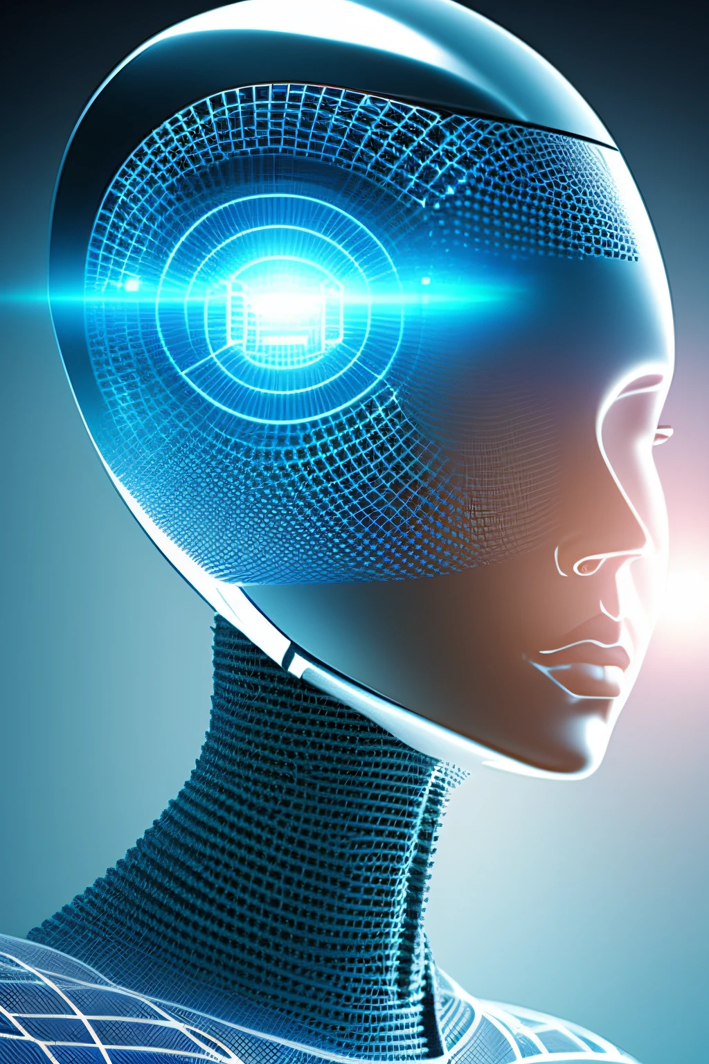 futuristic image representing the concept of artificial intelligence