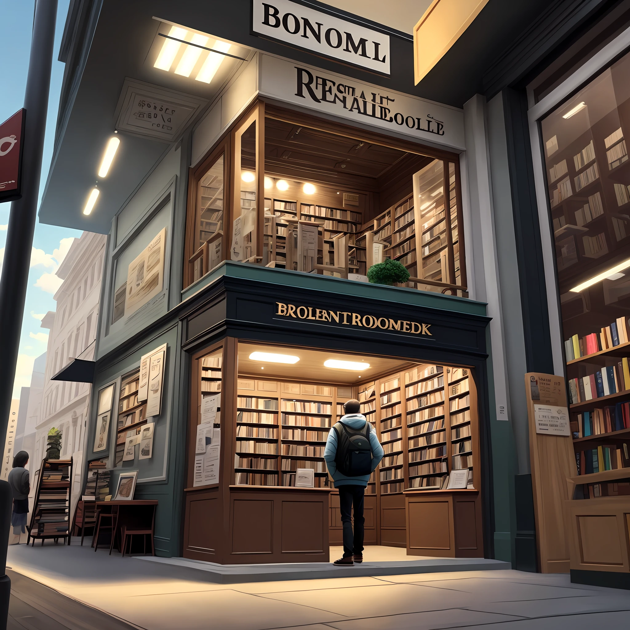 Real concept bookstore