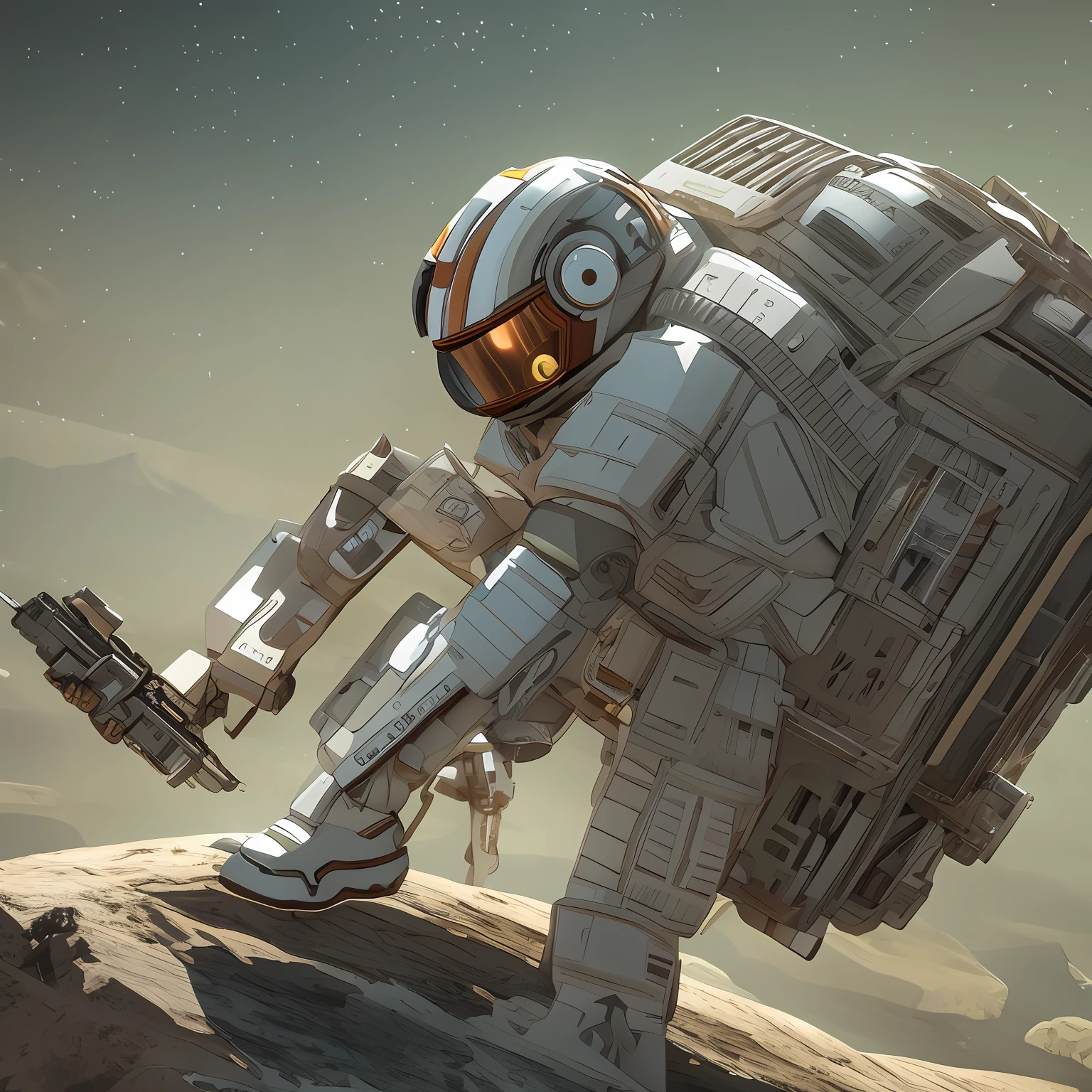[extremely detailed CG unity 8k wallpaper,masterpiece,best quality,dynamic angle,dynamic pose,full body astronaut suit,backpack with thrusters,a big planet in the background, (futuristic:1.2 +space:1.1+sci-fi:1.1) style,artistic heavy shadows,high contrast,emboss filter]