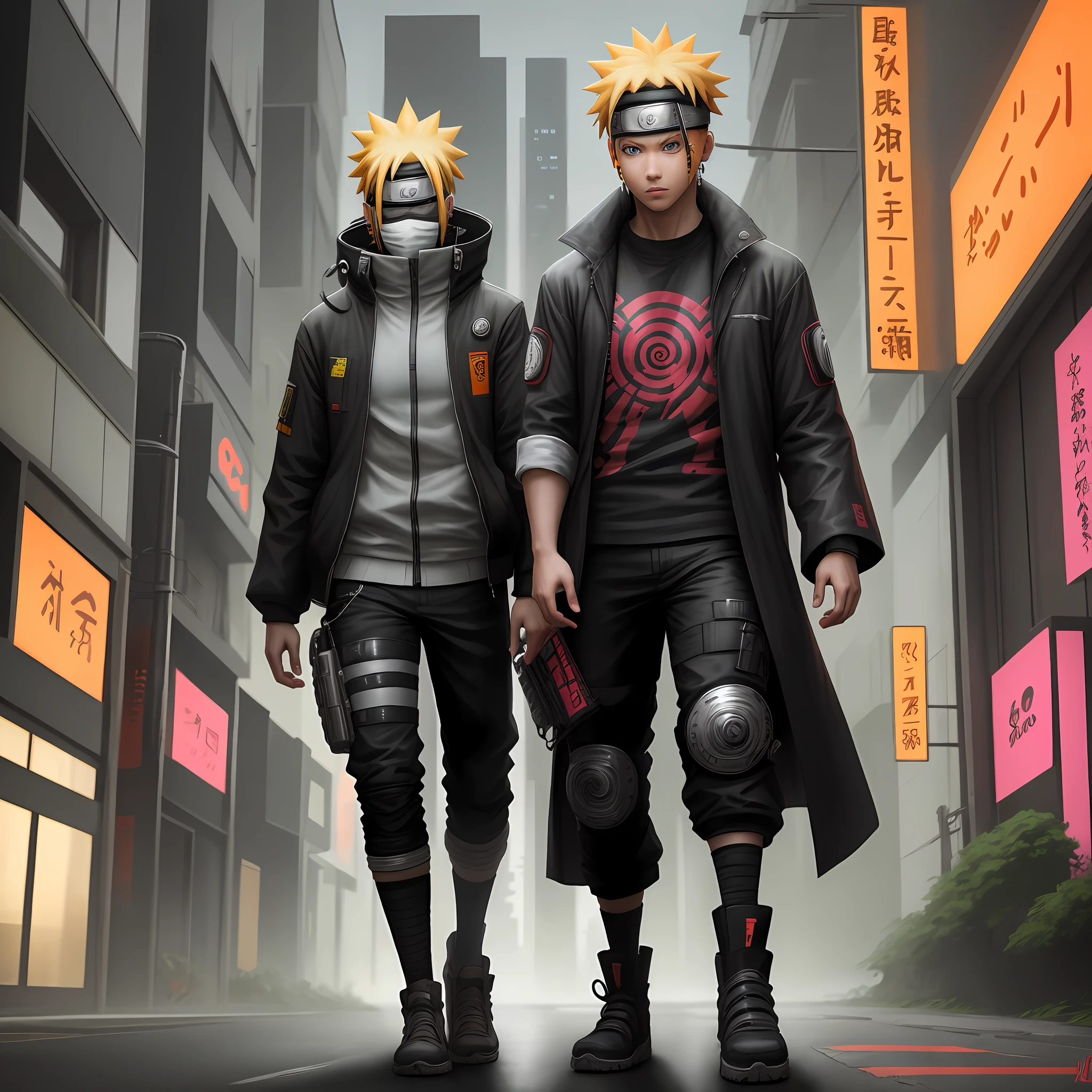 Naruto cyberpunk