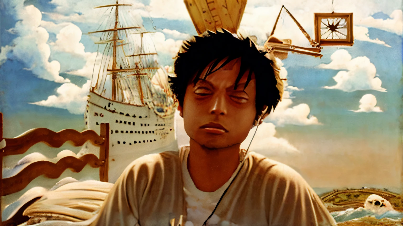 anime, one piece, luffy, highly detailed