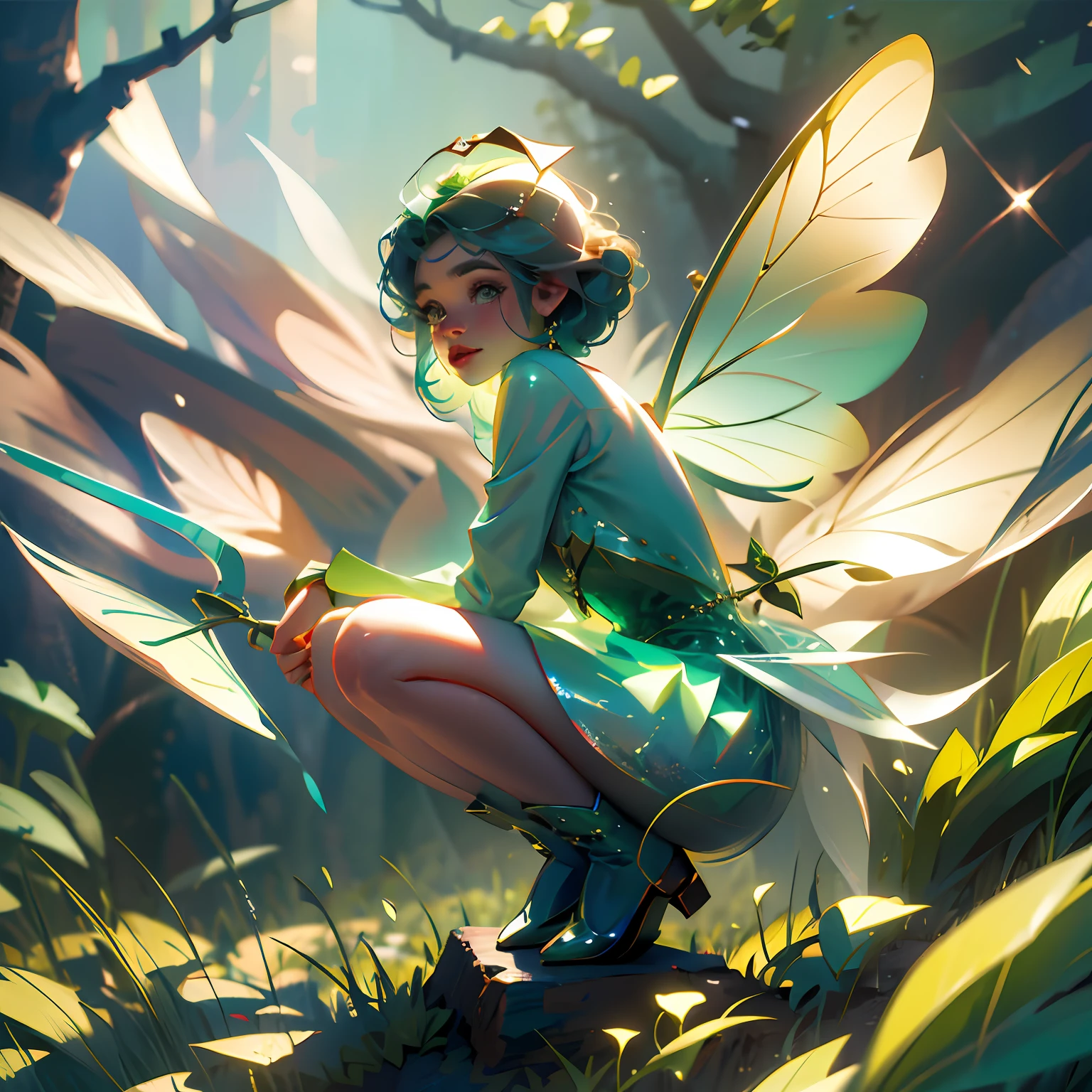 8k animation, fairy Tinkerbell, friend of Peter Pan --auto --s2