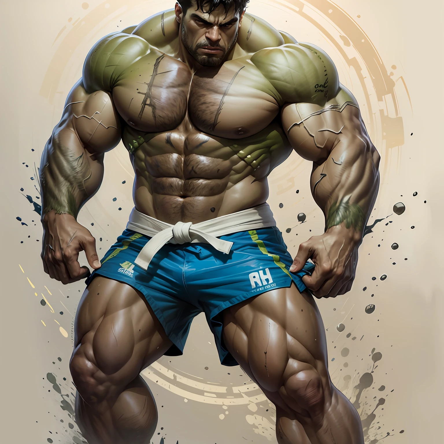 (descrição detalhada) (melhor qualidade) hulk drawing
from the movie with realistic jiu jitsu gi --auto --s2