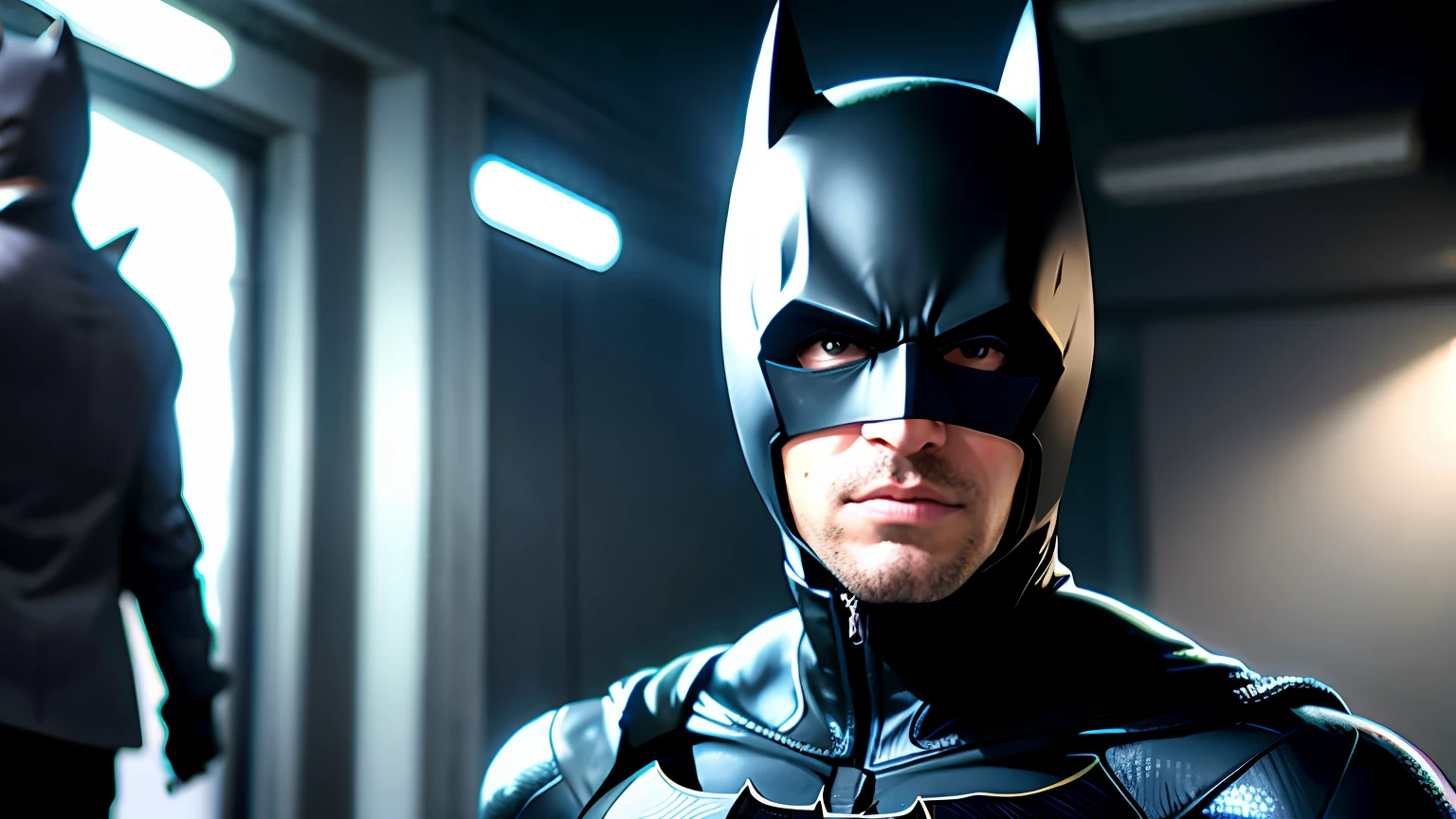 I messed with the Batman suit