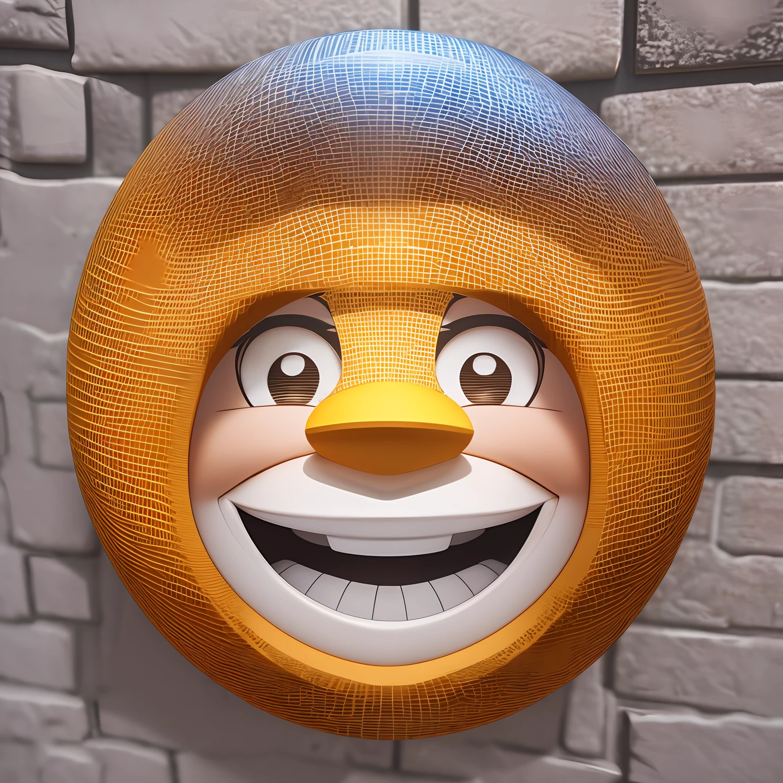 Symbol emoji smiling 3d hyperrealistic --auto --s2