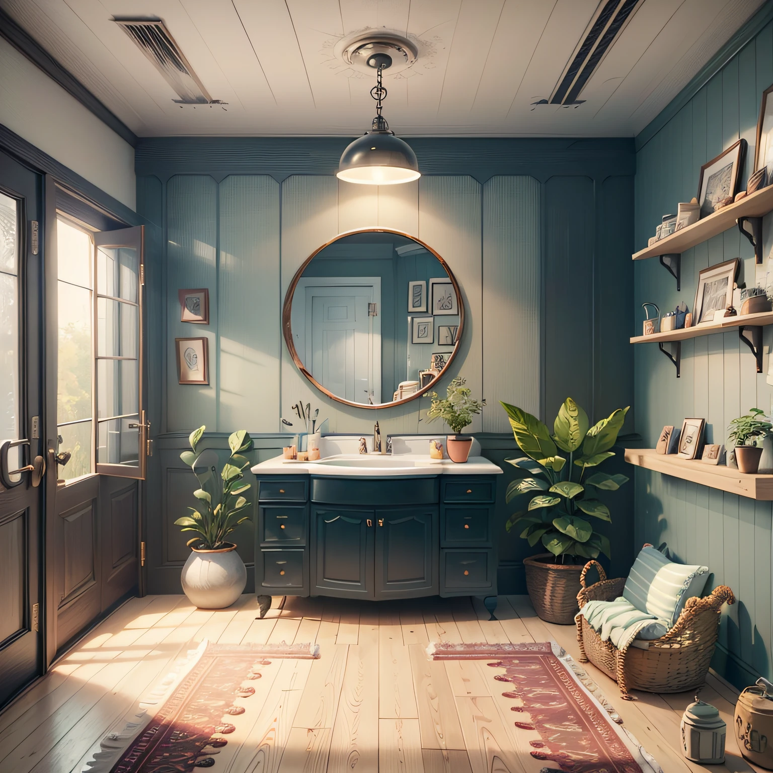 An e-commerce website that sells household items, bathroom environment, real style, with banners, product arrangement, simple style, white background, colorful colors, pictures of related home products, create a warm atmosphere, UI website design --auto --s2