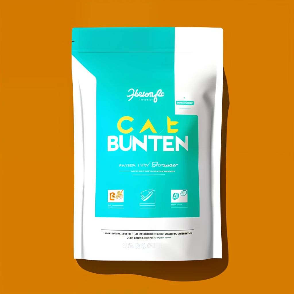 Design a youthful and lively protein powder package