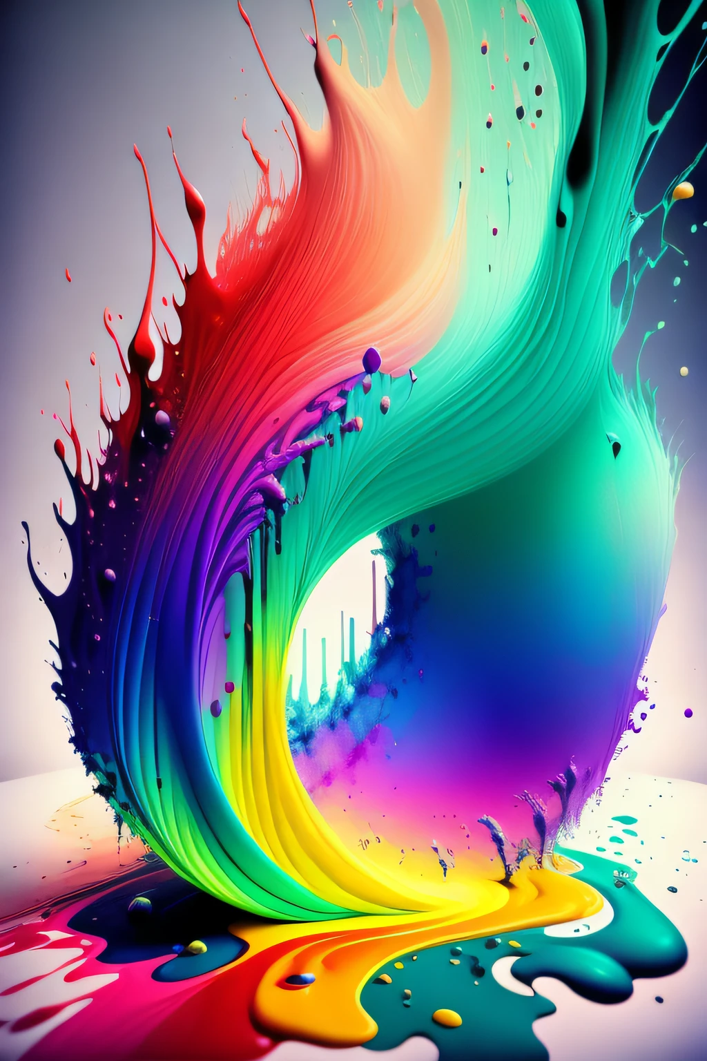 Abstract colorful underwater ink art,whirlpool,
Romantic lighting,Sub-Surface Scatterring,glow,
award winning underwater ink art by Alberto Seveso