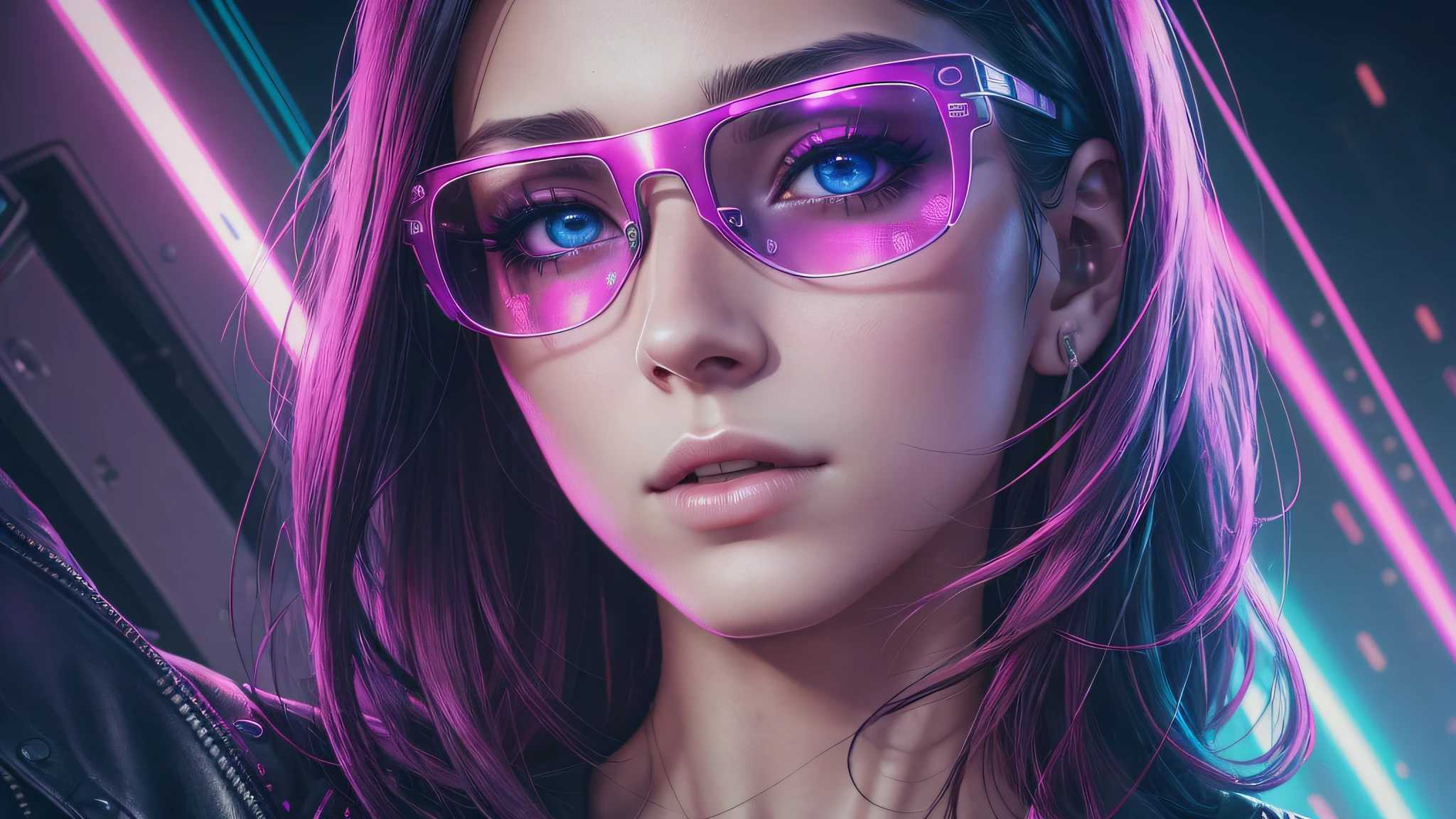 Rosa salazar, snthwve style, (nvinkpunk punk woman), punk rock, roller derby, tank girl, gum, nervous, dangerous, high detailed, 8k, by jeremy mann, by sandra chevrier, by dave mckean and richard avedon and maciej kuciara, (a woman in sunglasses driving a car with a neon light, synthwave art style), cyberpunk vibe, retrowave vibes, cyberpunk art style,  bright cyberpunk glow, synthwave art style, cyberpunk vibes, synthwave style, synthwave art, cyberpunk digital painting, by Liam Wong, retrowave art, by sciamano and kittew, (detailed beautiful and delicate face, detailed beautiful and delicate eyes, a perfect face proportion, highly detailed skin, best ratio with four fingers and a thumb, arms under the chest), no missing fingers,  ((best quality)), ((masterpiece)), (detailed), seductive, ethereal beauty, (fantasy illustration: 1.3), enchanting look, captivating pose, supernatural charm, mystical sky, (Luis Royo:1.2), (Yoshitaka Amano:1.1), moonlit night, soft colors, (detailed cloud landscape:1.3), (high resolution:1.2), masterpiece, best quality, high quality, high definition, high quality texture, high quality shadow, high detail, beautiful detailed,  finely detailed, extremely detailed cg, detailed texture, a realistic representation of the face, realistic, colorful, delicate, cinematic light, side lighting, Lens Flare, Ray tracing, sharp focus, (1girl, __focus__:1.3), (complex details, makeup, PureErosFace_V1:0.5), (beautiful and delicate face detailed, beautiful and delicate eyes detailed, a perfect face proportion, highly detailed skin, detailed skin, best ratio four fingers and a thumb,  arms under the chest, medium large breasts, wide hips, flat belly, thin and thin, __fashion__, __hair__: 1.3), __location__, no hands, no more hands, no missing fingers