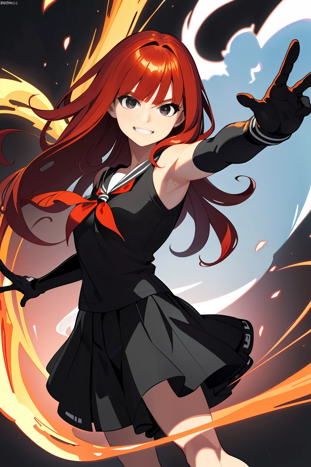 :: Joe Madureira Style:: Beautiful woman perfect and detailed and beautiful smiling with 6 year old boy hugging her with school clothes red hair, super detailed, ultra detailed anime style, clothes with tatoon drawings, in various full-body attack poses and with immersive effects, hover effect, graphite style background with vibrant colors "Ultra HDR" detailed and with focus effect, with fixed black all star converse sneakers (masterpiece: 1.2, best quality), (finely detailed beautiful eyes: 1.2),extremely detailed, depth of field,shot with canon eos,lens 135mm f1.8,portrait of [x]( )),long hair, straight and black,with a natural glow,(anime black eyes:1.4), (finely detailed eyes and detailed face:1.3),), (with ultra detailed black school skirt and fixed shape and color,  white t-shirt with tatoom print with fixed format Mandarin letters,ultra detailed:1.3), (beautiful and clear background:1.2), ultra-detailed, Best Shadow:1.1),("" character demonstrating his super power in the fist"")((depth of field and blur)), ((watercolor)), large breasts, bare shoulders, flowers and petals, bbela conceptual illustration , (white background:0.5), (illustration :1.1), (extremely thin and beautiful:  1.1), (perfect details: 1.1) graffiti style background, freedom, soul, digital illustration, perfect anatomy, centered, approaching perfection, dynamic, highly detailed, watercolor painting, artstation, concept art, smooth, sharp focus, illustration,, villain man, wearing a super detailed black jacket, black gloves, power in right hand, black converse sneakers, black long hair, destructive power in your control,  Ruined scenery with smoke and fires