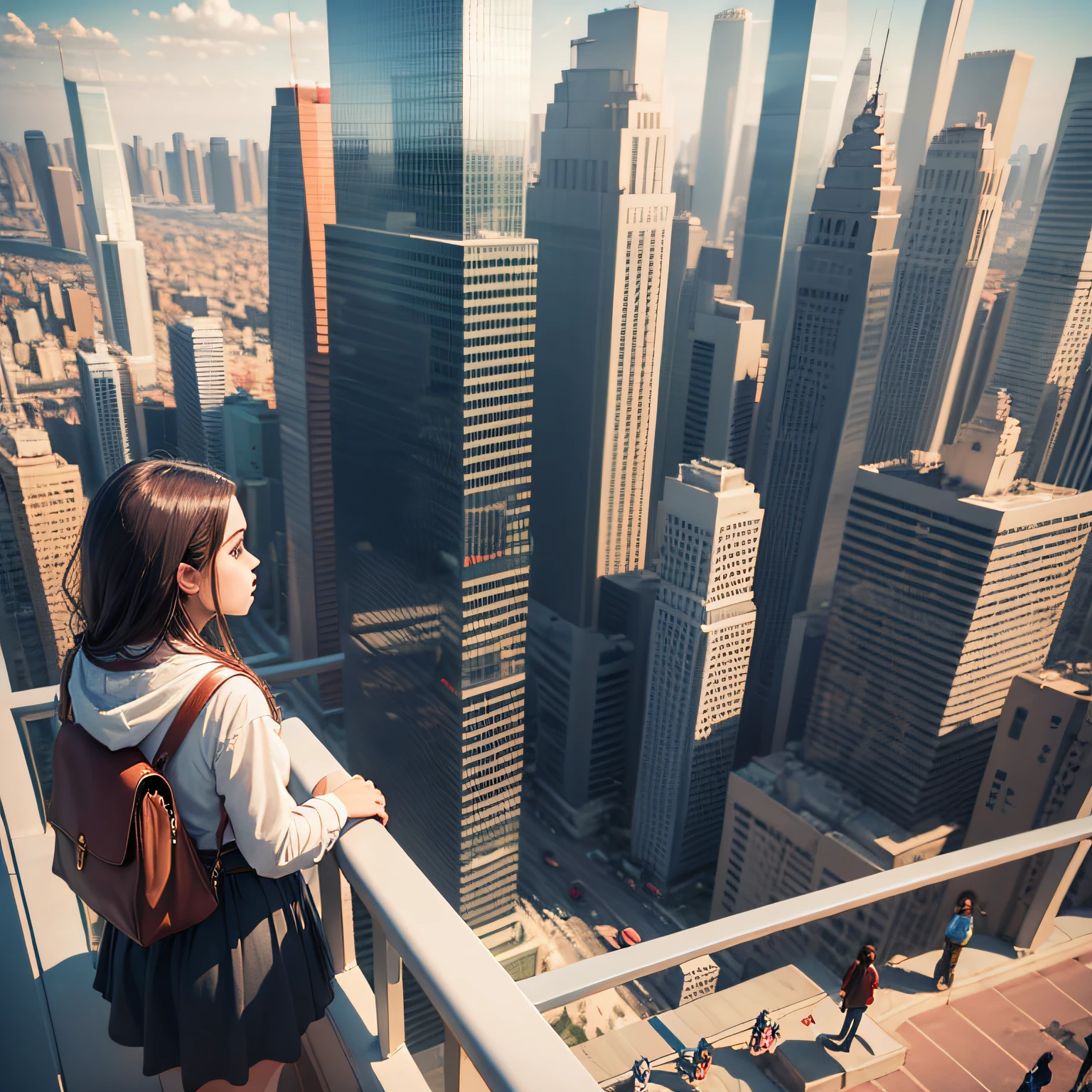 People overlooking city --auto --s2