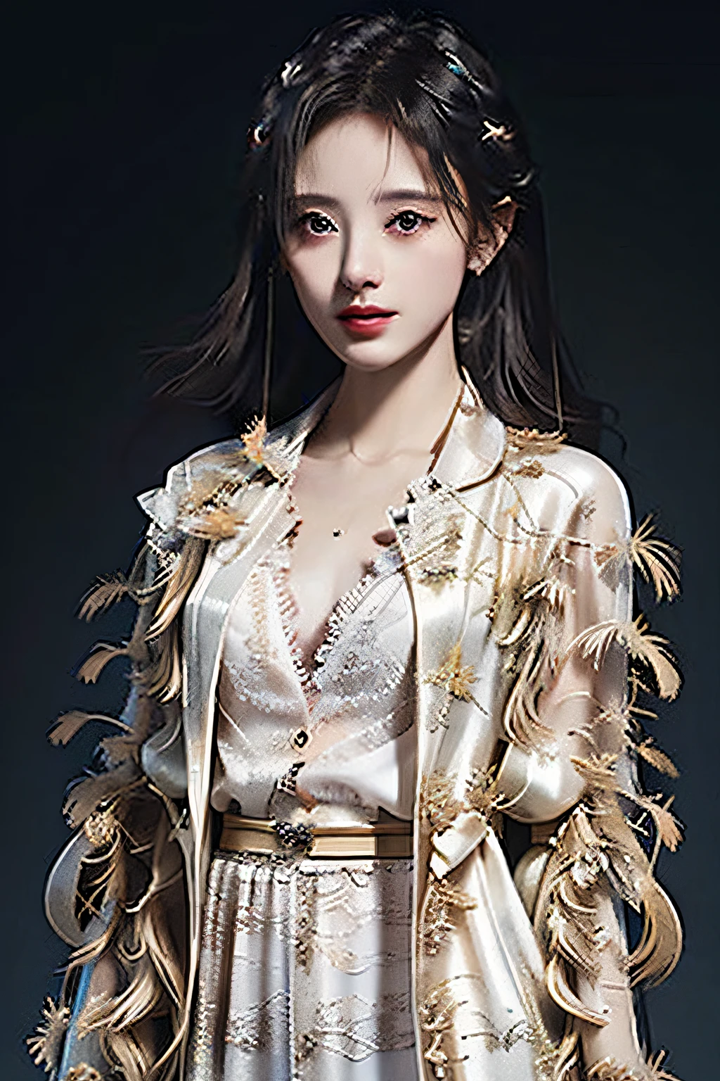 A girl, masterpiece, ultra-realistic, 32K, extremely detailed CG Unity 8k wallpaper, best quality, professional wear, run company