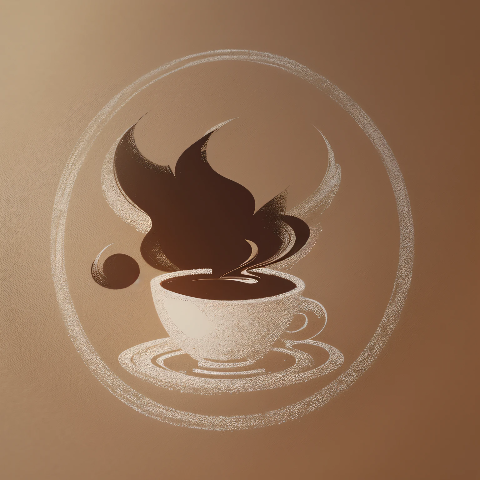 super simple coffee logo for a cafe, simple art, drawing --auto --s2