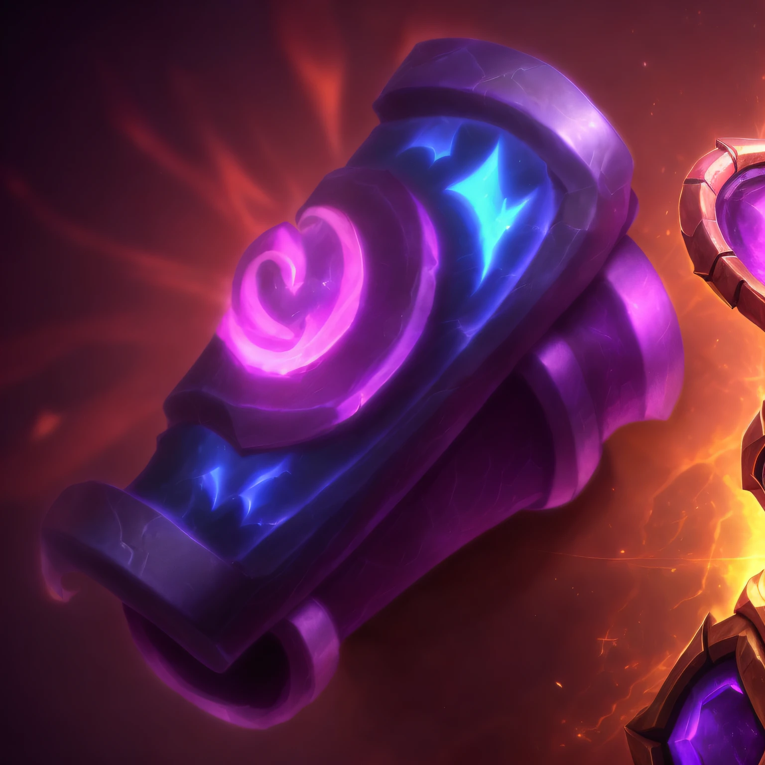 (8K HD wallpaper JPG artifact, bracelet, purple stone:1.2, ring lit, heartstone:[1.2], Protoss:[1.2], item art, League of Legends champions, Heroes of the Storm, dota2 artifact) (color saturation enhancement, close-up)