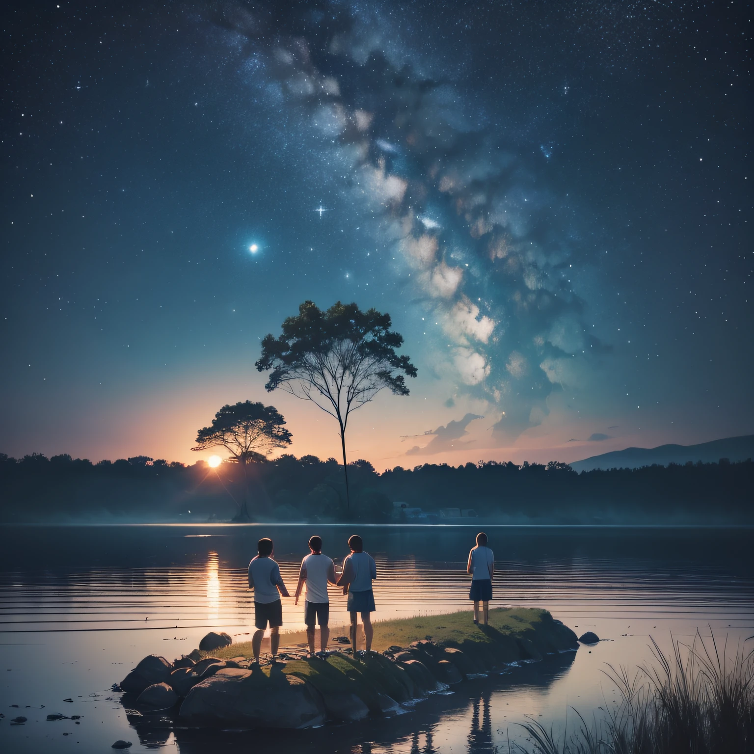 People see the stars by the river --auto --s2
