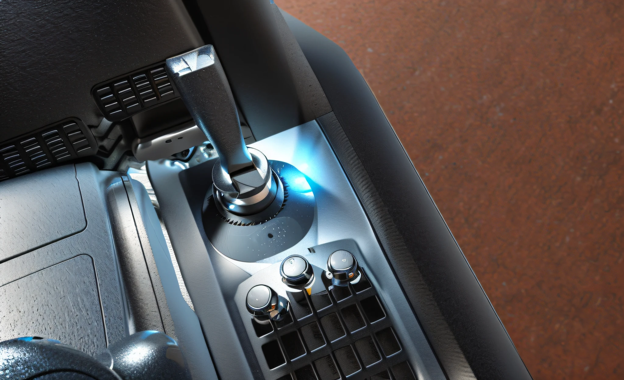 Close-up of the control buttons on the vehicle, depicted as 3D rendering, realistic images, ultra-realistic, highly realistic", semi-realistic, semi-realistic, dyson style!! Close Portrait, Ultra Realistic, Photo Realistic", Dynamic Angle Shooting, Ultra Realistic Simulation, High Resolution Detail, Realistic Maximum Detail, Near Angle, High Angle Close-up