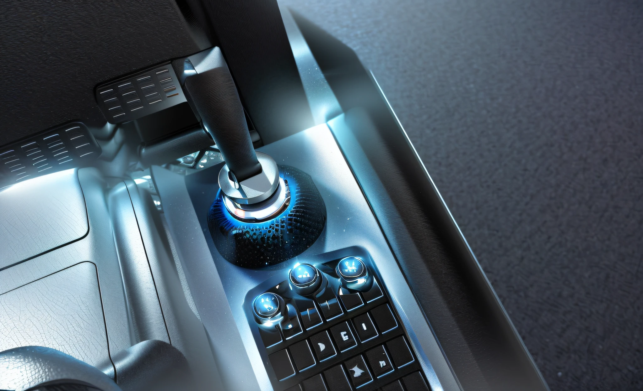 Close-up of the control buttons on the vehicle, depicted as 3D rendering, realistic images, ultra-realistic, highly realistic", semi-realistic, semi-realistic, dyson style!! Close Portrait, Ultra Realistic, Photo Realistic", Dynamic Angle Shooting, Ultra Realistic Simulation, High Resolution Detail, Realistic Maximum Detail, Near Angle, High Angle Close-up