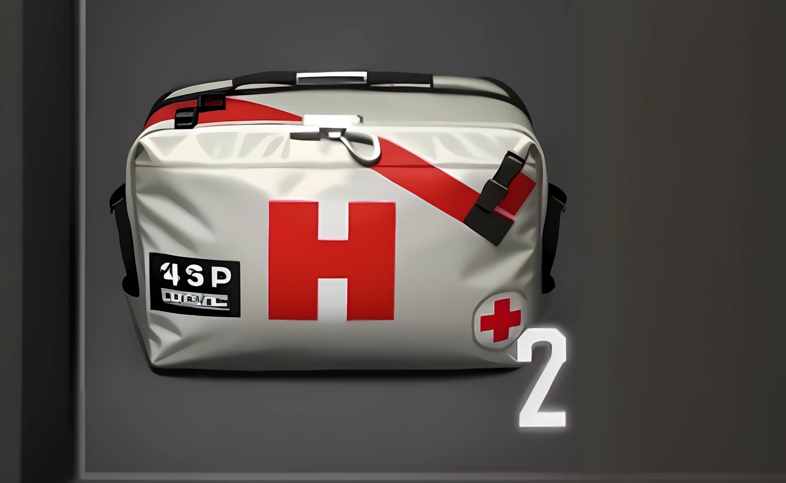Close up of red cross symbols on brown and white bags, Ultra HD, 8K, First aid kit, Clear, Healthcare, 45 °, wounded, rechargeable explosives, hospital! Game icons, in Tarkov, covered bandages, bandages, using dynamite, 3 2 K huhd, batteries, medical supplies, character icons