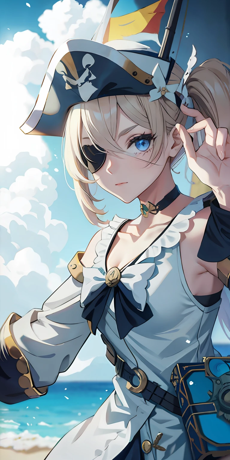 Eye patch, female pirate