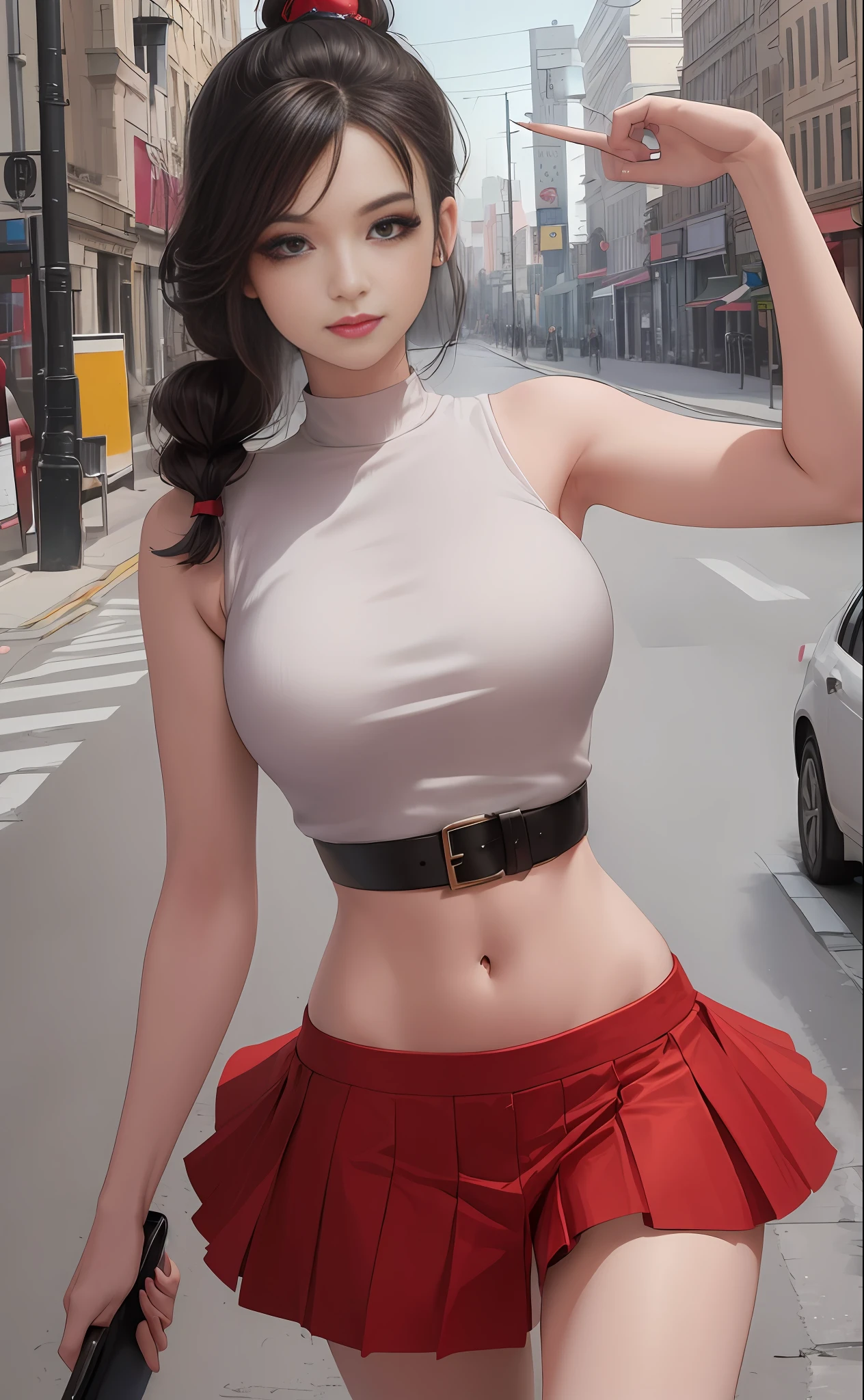 ((Best Quality, 8K, Masterpiece: 1.3)), 1girl, Slim Abs Beauty: 1.3, (Casual hairstyle, Big Breasts: 1.2), Dress: 1.1, Super fine face, Detailed eyes, Double eyelids, smile, Home, Focus