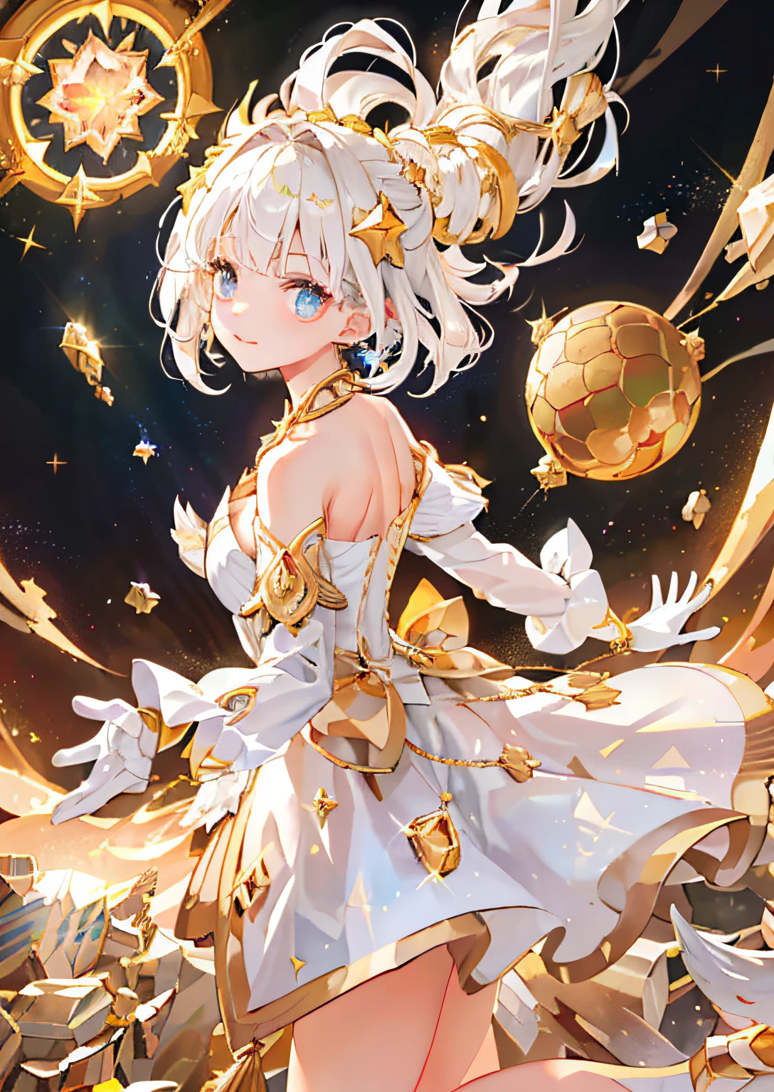 (White),(Gold),(Golden yellow:1.3),
(Metal:1.3),
(Stellar radiating golden light),(Stellar radiating white light),(Sparkling stardust),(Sparkling golden stardust),(Sparkling white stardust),(Nebula),(Precious gemstones),(Precious ores),(Mineral deposits on planets),(Planets),(Diamonds),(Gold),(Silver),(Precious metals),(Jewelry),(Money bag),(Gold jewelry),(Golden ornaments),
(Dryness),(Hardness),(Condensation),(Valuable),(Matter),(Noble),(Abundance),(Rigidity),(Stability),(Wealth),(Value),(Power),(Dignified),(Authority),(Precious),
(Sturdy),(Brilliant),(Brightness),(Splendid),(Plentiful),
(Autumn),(Western direction),