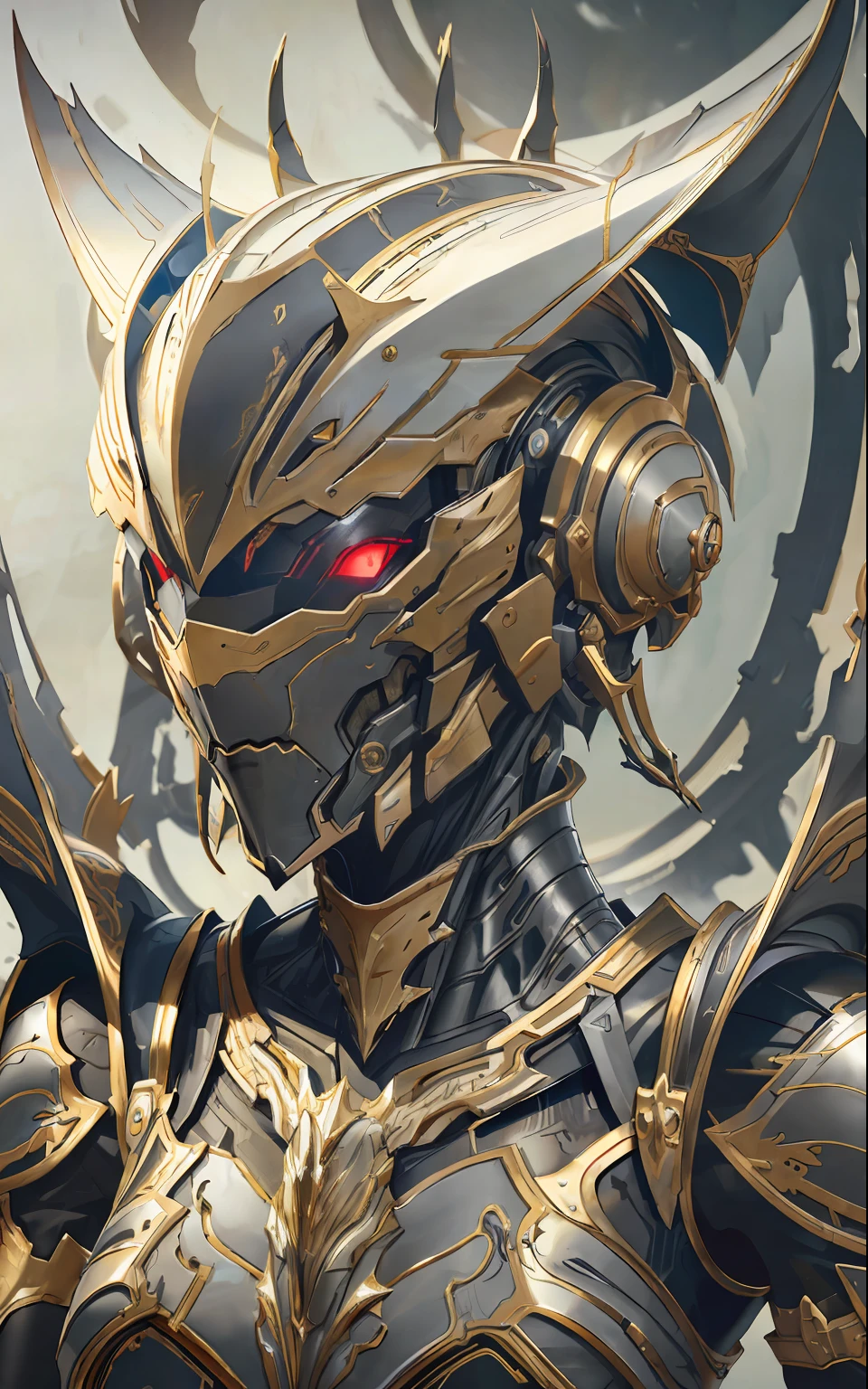 high quality metal texture, metalic lusters, highly detailed, solo, humanoid robot that resembles a male body, ((stalker \(warframe\) with robot ears)), high quality black and red mechanical helmet, (((wearing highly detailed torn black robe))),((mulitiple glowing eyes)), perfect hands, mechanical parts,Detailed crystallized,
((best quality)),(best quality),(masterpiece),extremely beautiful,
(best illustration),melting,abstract,splash,original,master composition,atmospheric 8k ultra detailed,beautiful details, fine details, extreme details,, (best quality),(masterpiece),extremely beautiful,master composition,atmospheric 8k ultra detailed,beautiful details, fine details, extreme details,(extremely detailed CG unity 8k wallpaper),amazing fine details and brush strokes, smooth, hd semirealistic anime cg concept art digital painting,cg painting,(photorealistic:0.4),(realistic:0.4)