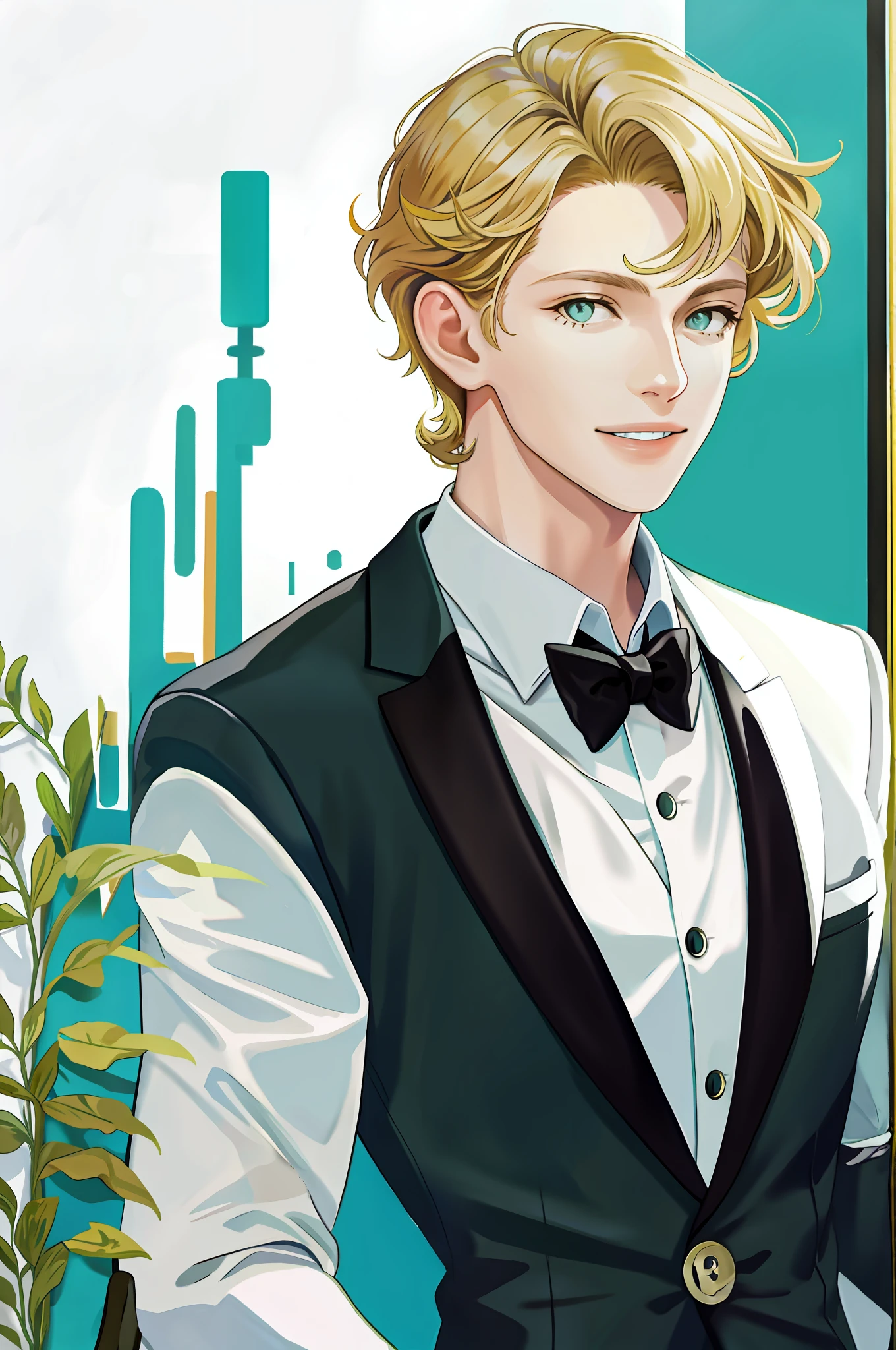 White Business Suit